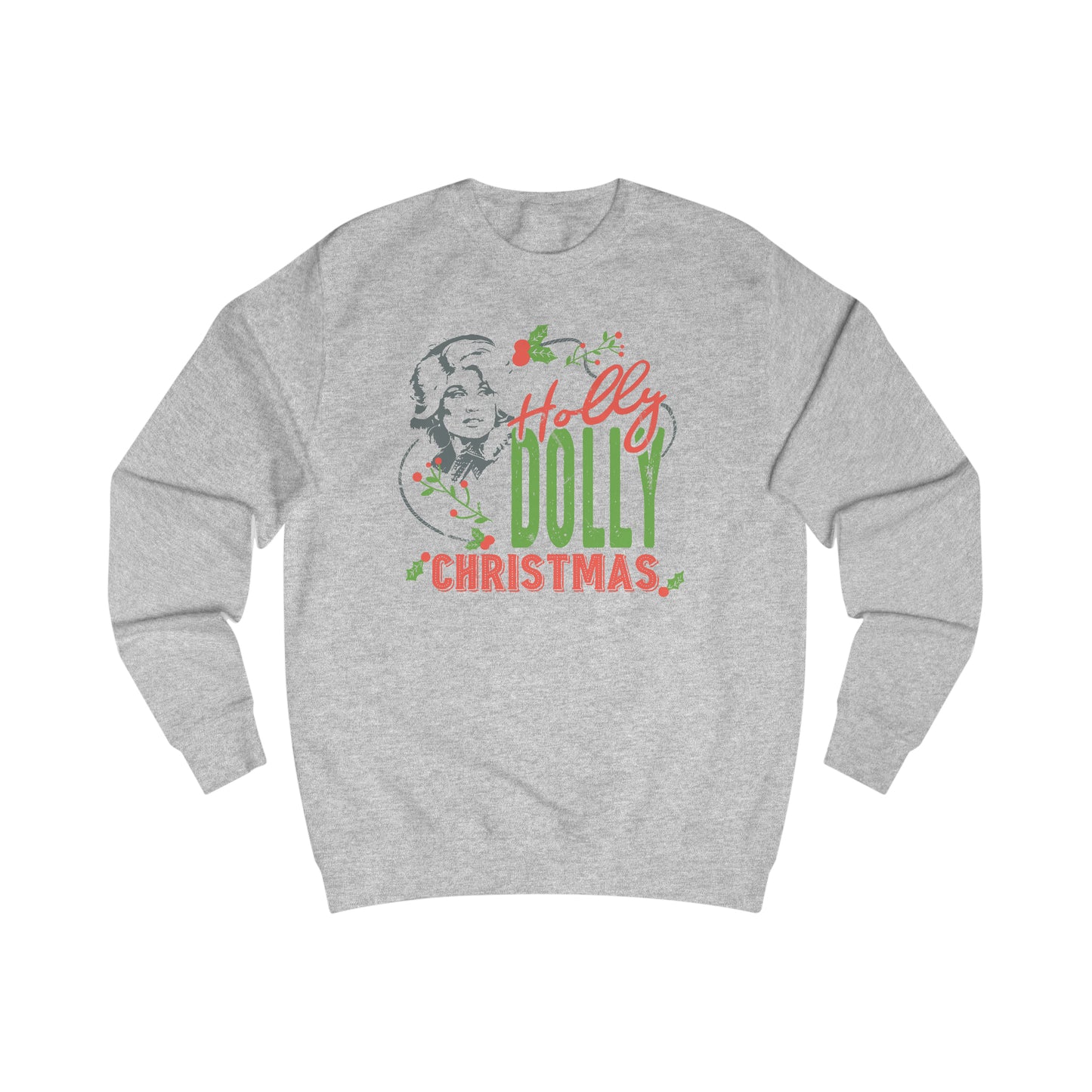 Holly Dolly Christmas Unisex Heavy Blend™ Crewneck Sweatshirt