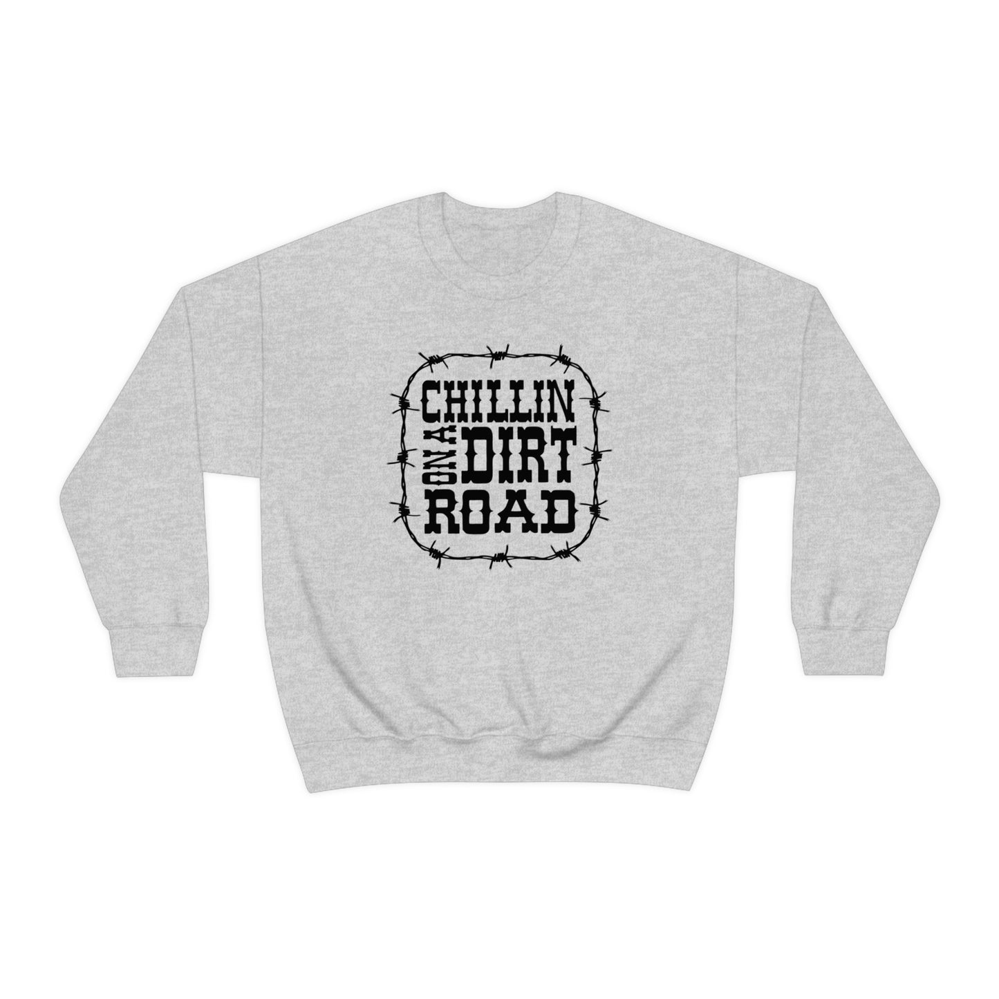 "Chillin' on a Dirt Road" - Unisex Heavy Blend™ Crewneck Sweatshirt
