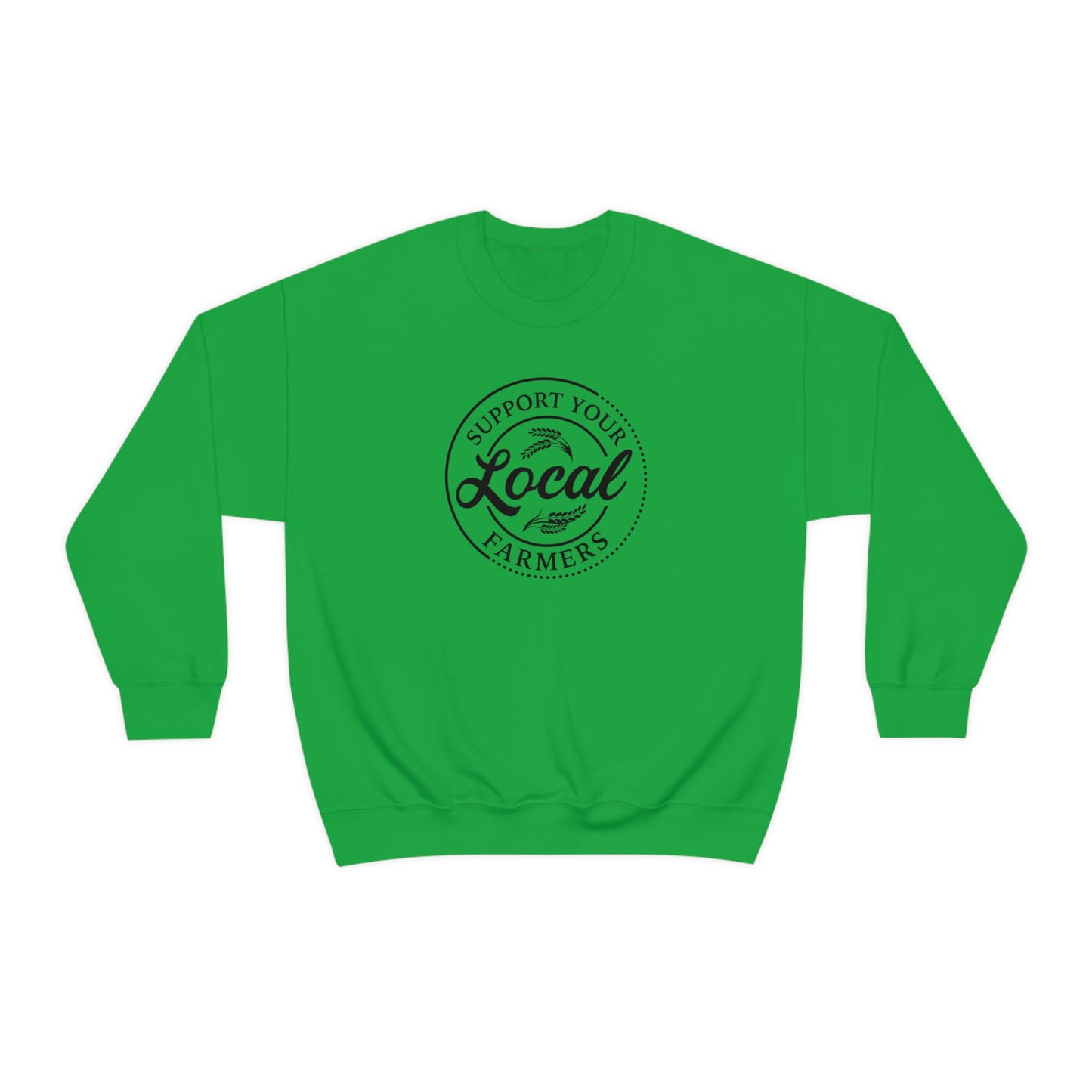 "Support Your Local Farmers" - Unisex Heavy Blend™ Crewneck Sweatshirt
