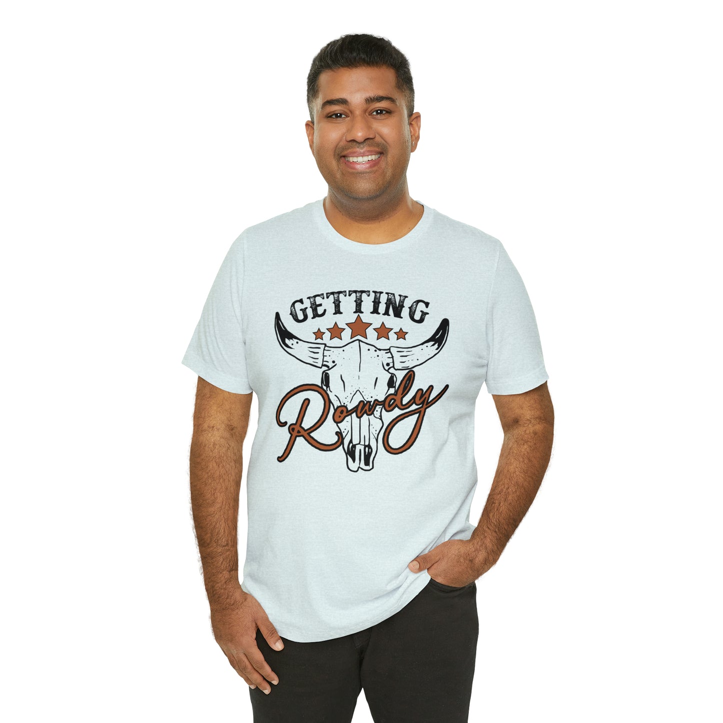 Vintage Getting Rowdy Party/ Bridesmaid/ Groomsman T-Shirt - Black Ink