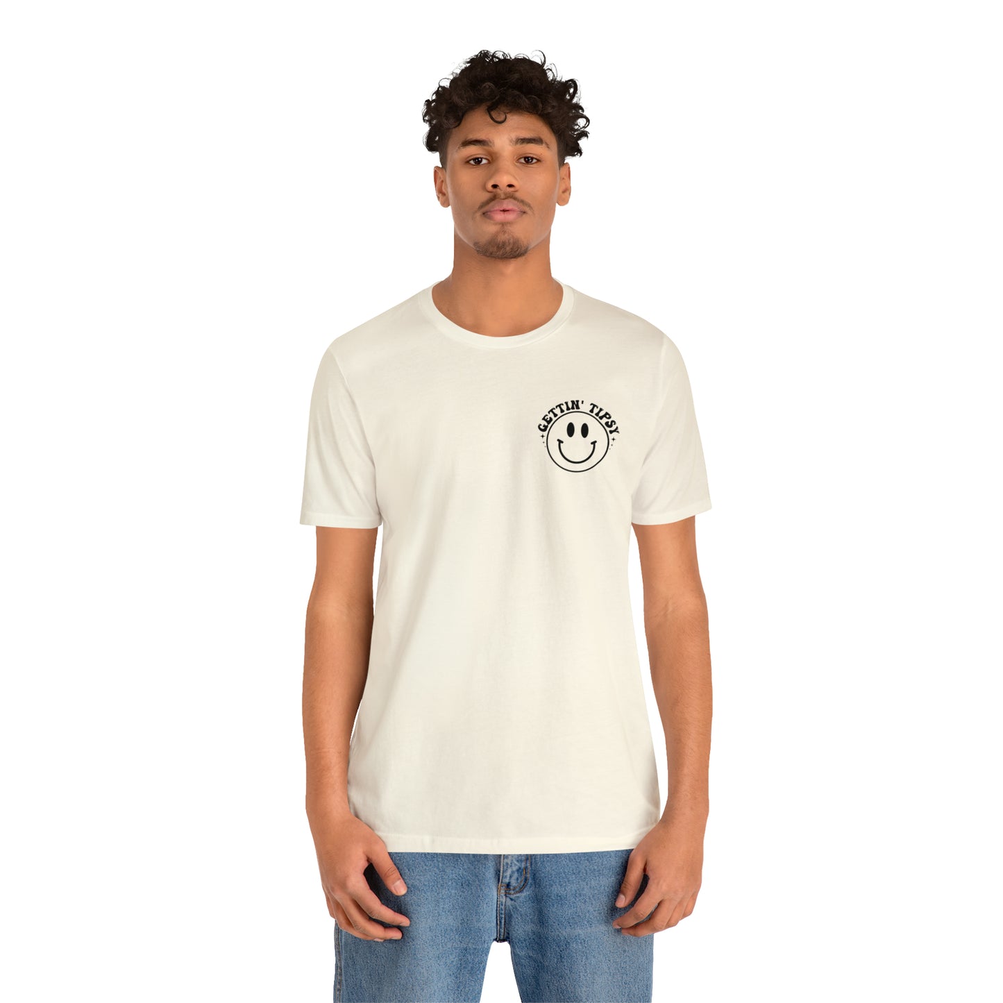 "Errbody in the Lake Gettin' Tipsy" (Front and Back Design) Unisex Jersey Short Sleeve Tee