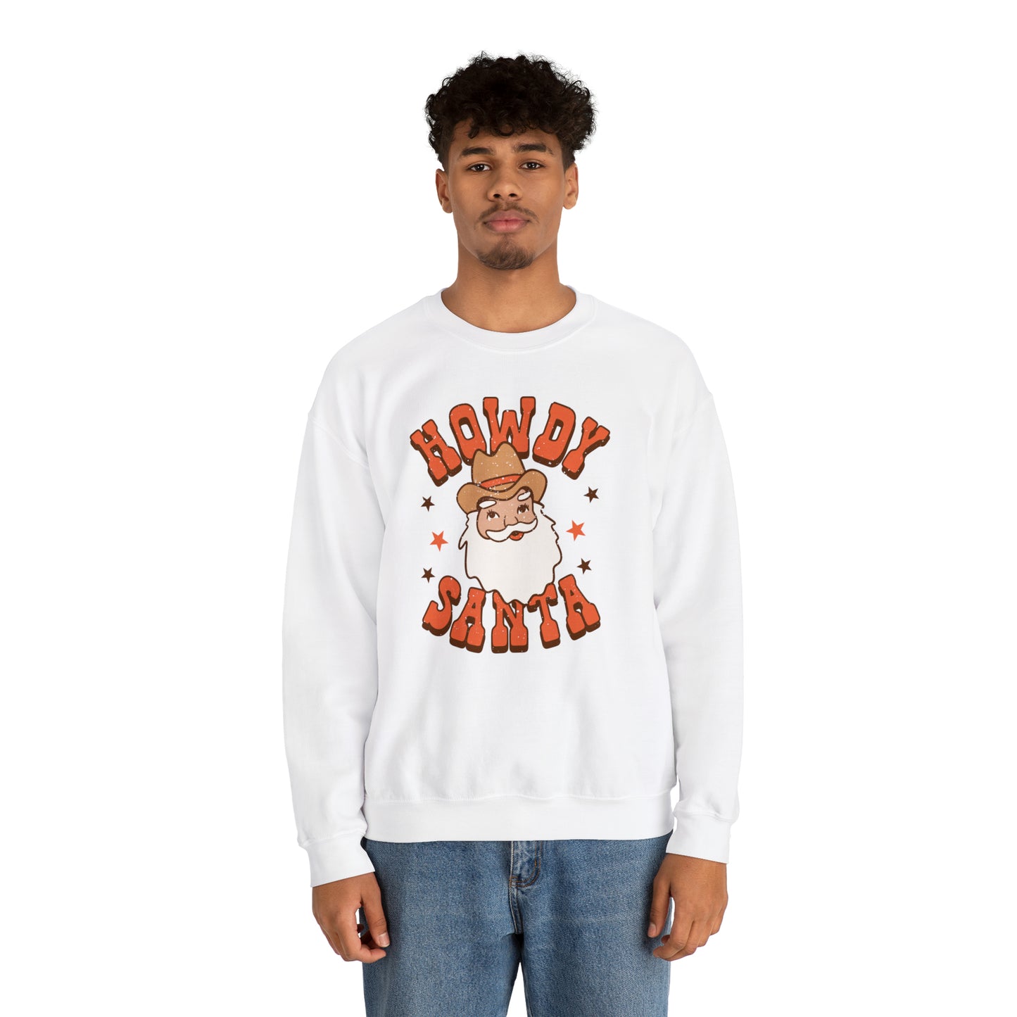 Howdy Santa Heavyweight Crewneck Sweatshirt