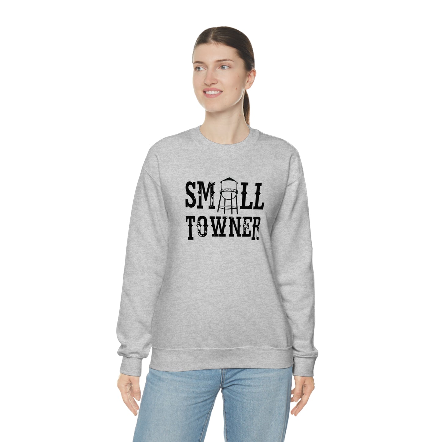 "Small Towner" - Unisex Heavy Blend™ Crewneck Sweatshirt