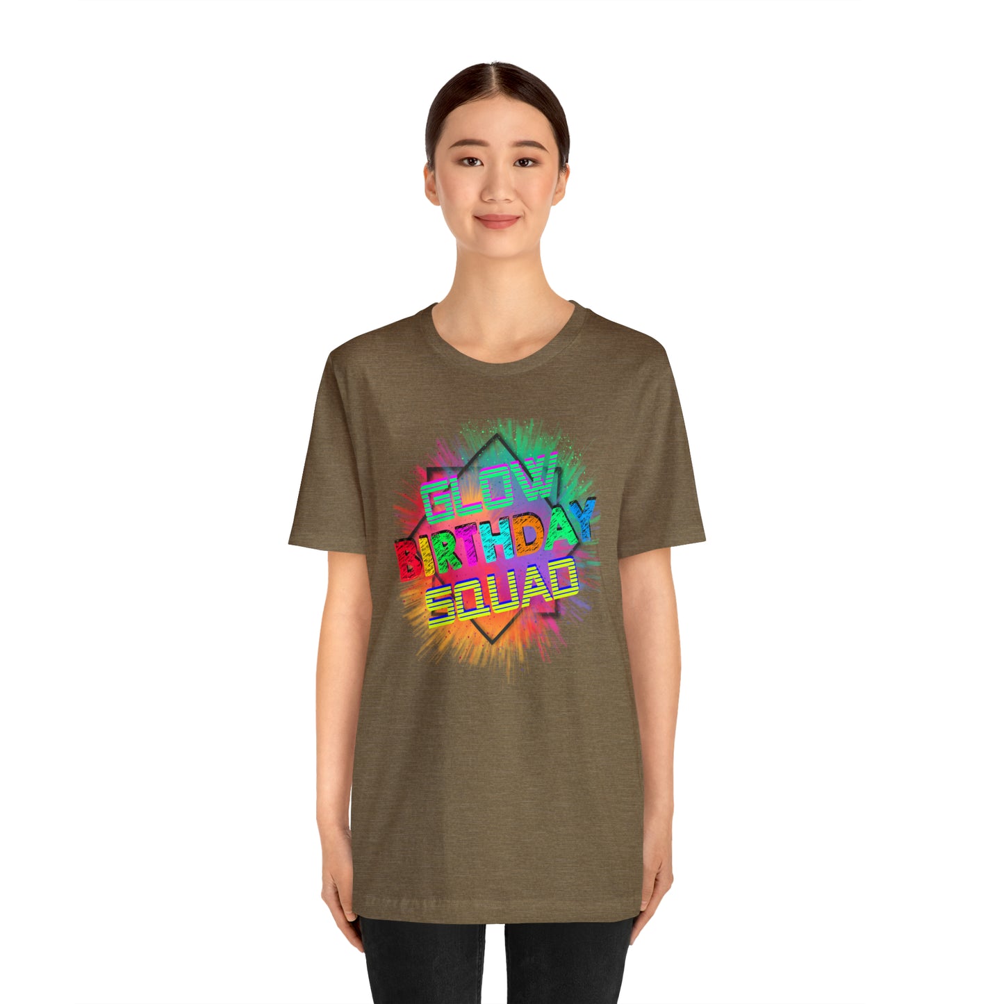 Glow Birthday Squad T-Shirt