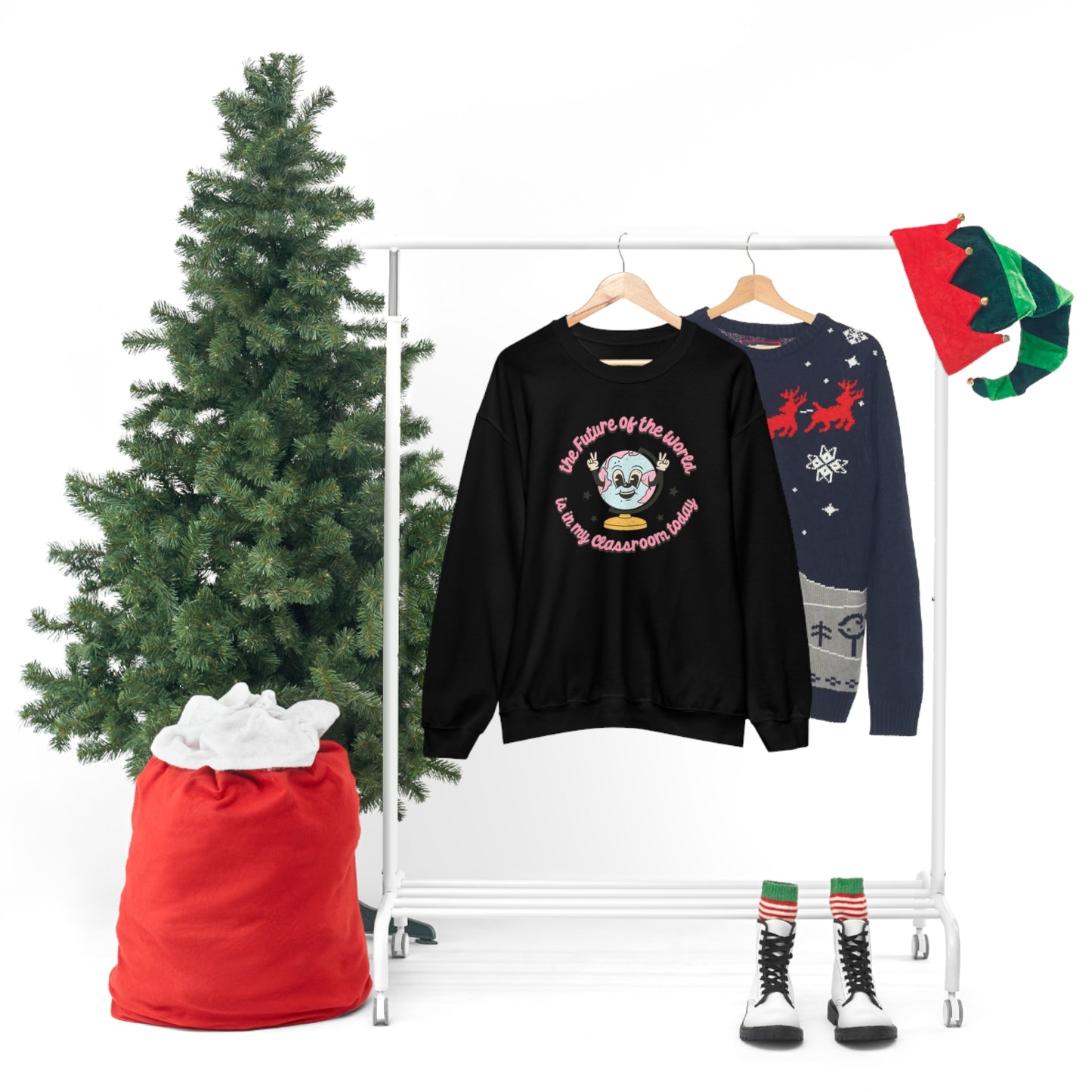 "The Future of the World is in My Classroom Today" - Unisex Heavy Blend™ Crewneck Sweatshirt