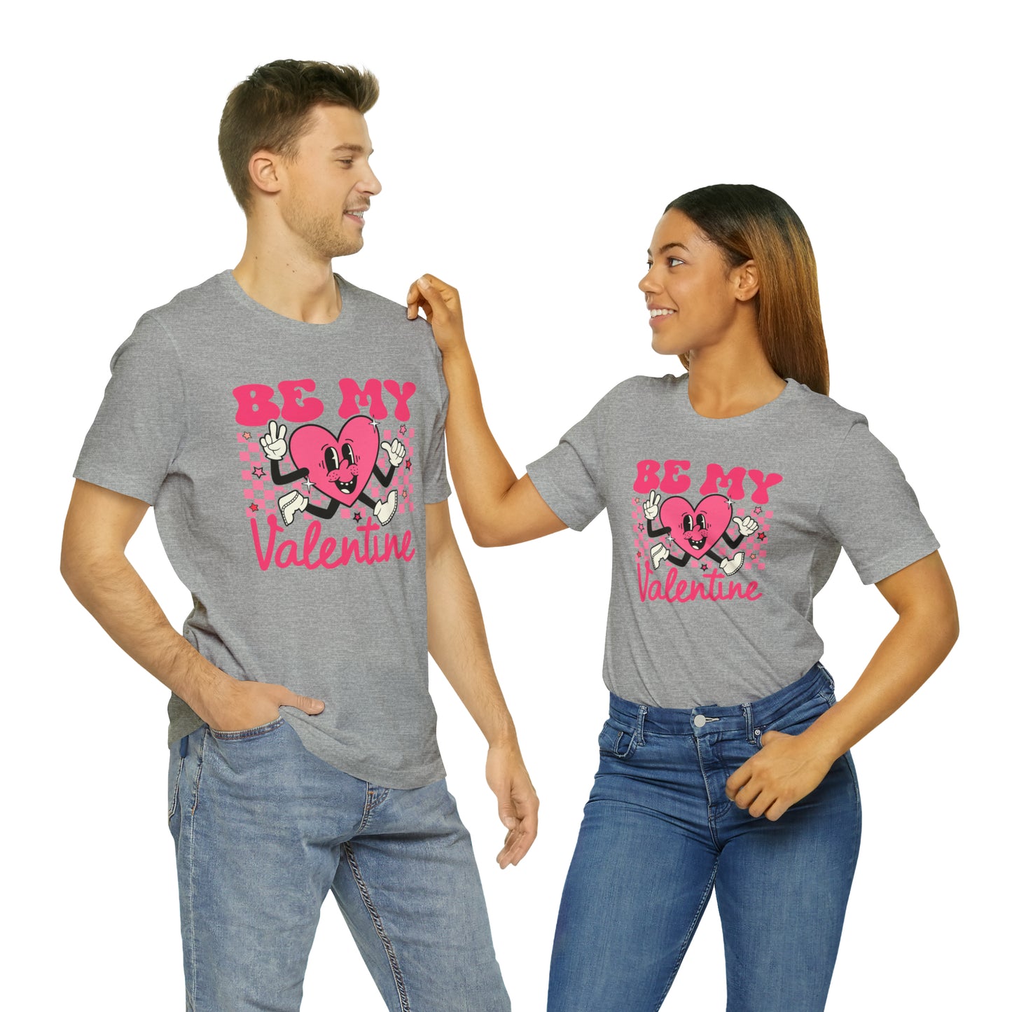 "Be My Valentine!" Unisex Jersey Short Sleeve Tee