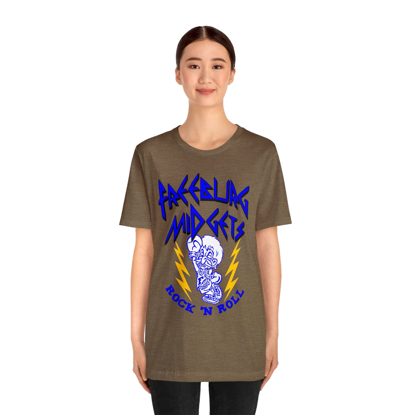 Freeburg Midgets Rock and Roll Bella Jersey Short Sleeve Tee (Unisex)