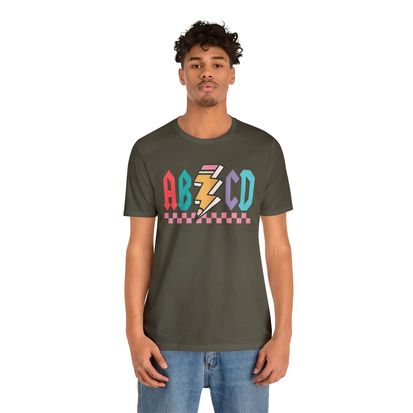 Vintage ABCD Teacher T-Shirt
