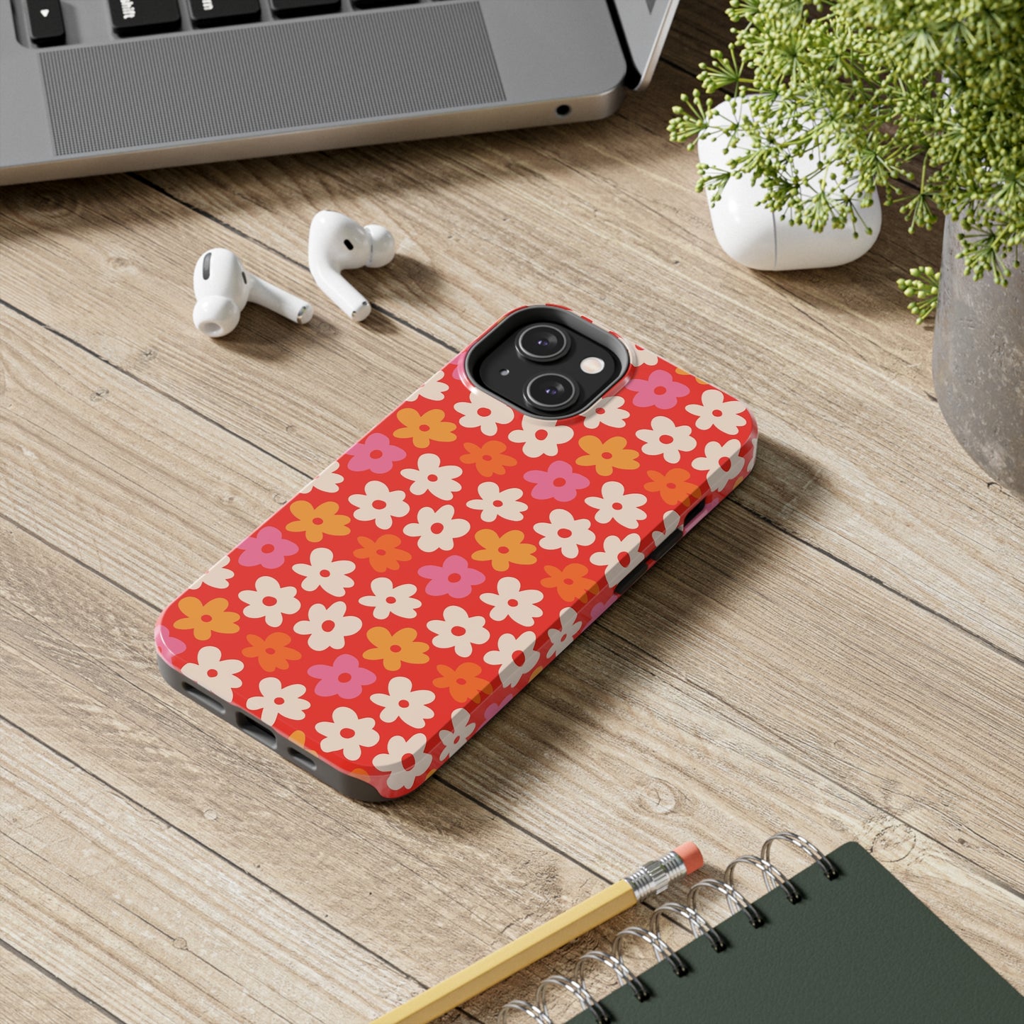 Flower Retro Tough Phone Cases