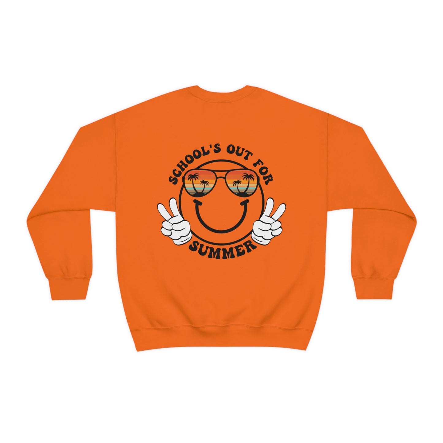 "Schools Out for Summer" Front & Back Design - Unisex Heavy Blend™ Crewneck Sweatshirt