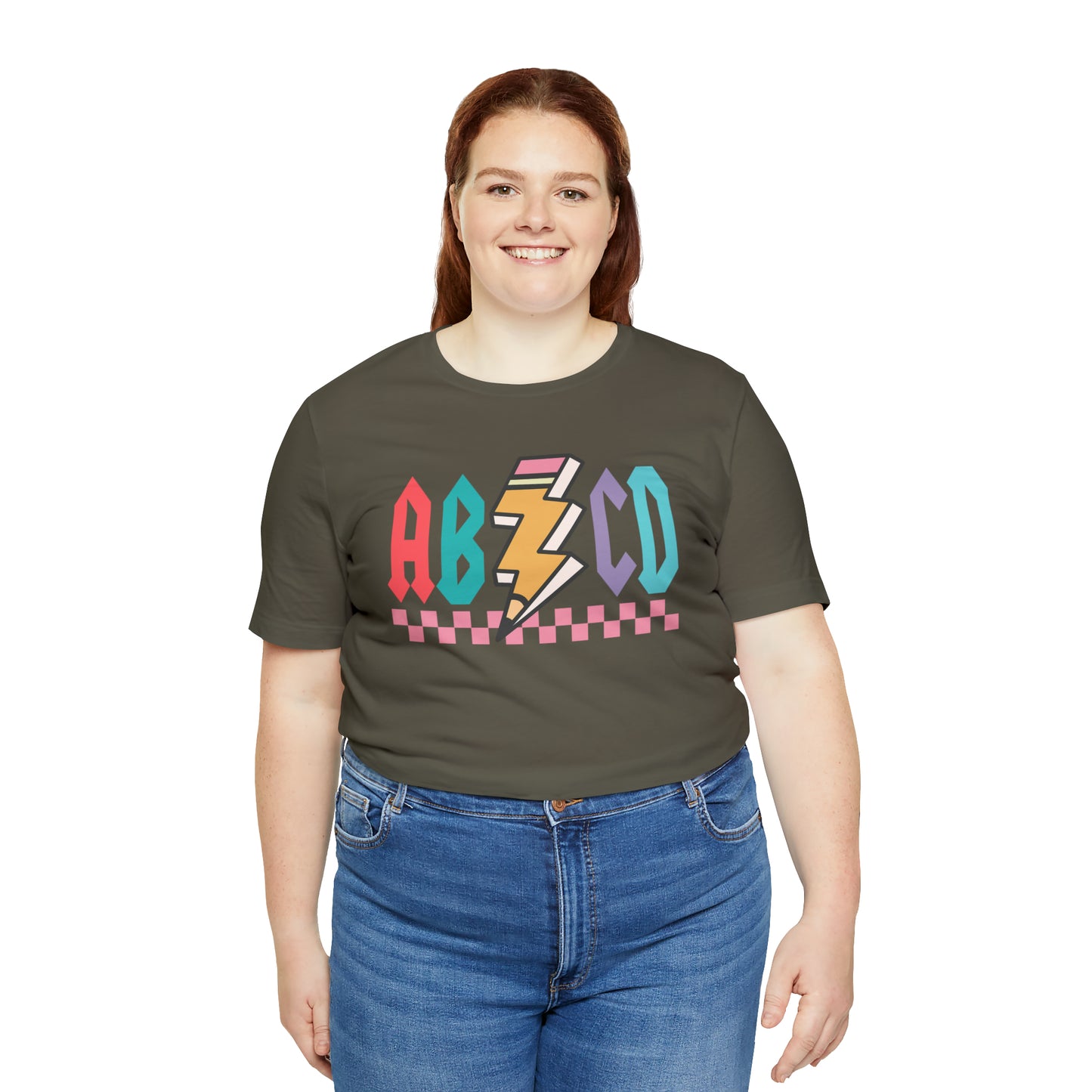 Vintage ABCD Teacher T-Shirt