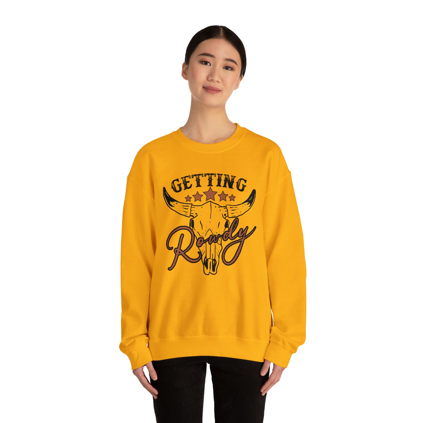 Vintage Getting Rowdy Party/ Bridesmaid/ Groomsman Unisex Heavy Blend™ Crewneck Sweatshirt