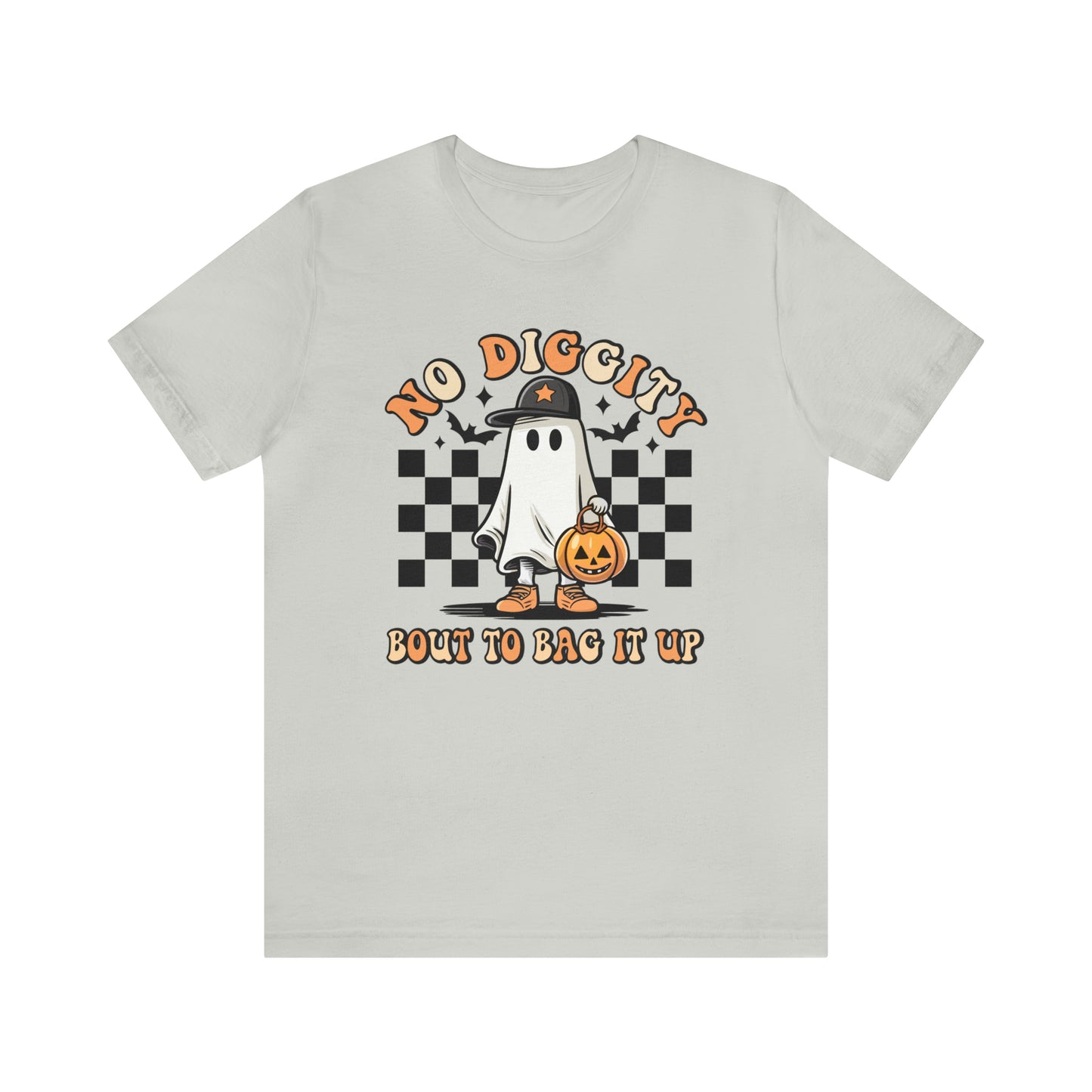 Halloween No Diggity Bout to Bag it Up T-Shirt