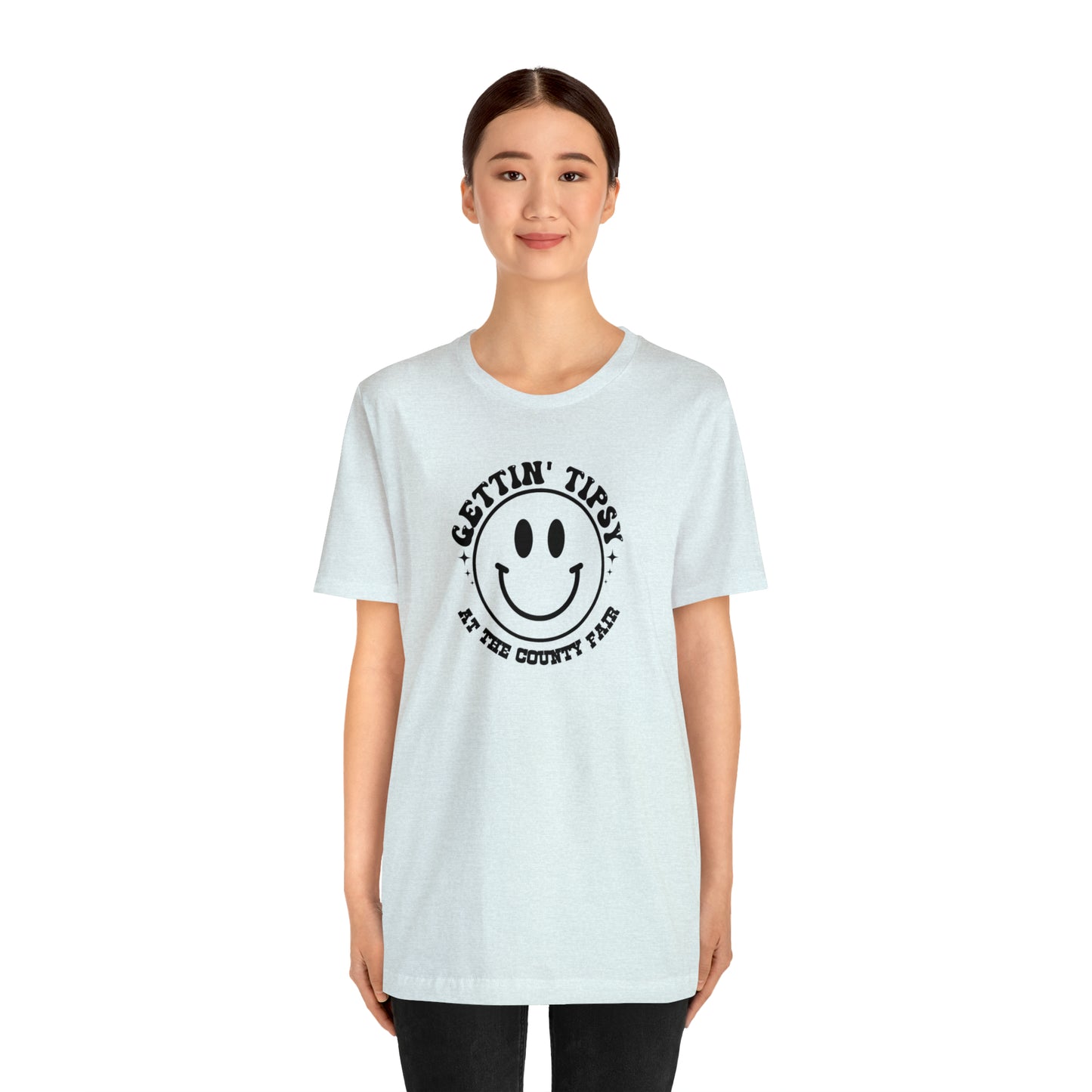 "Gettin' Tipsy at the County Fair" Unisex Jersey Short Sleeve Tee