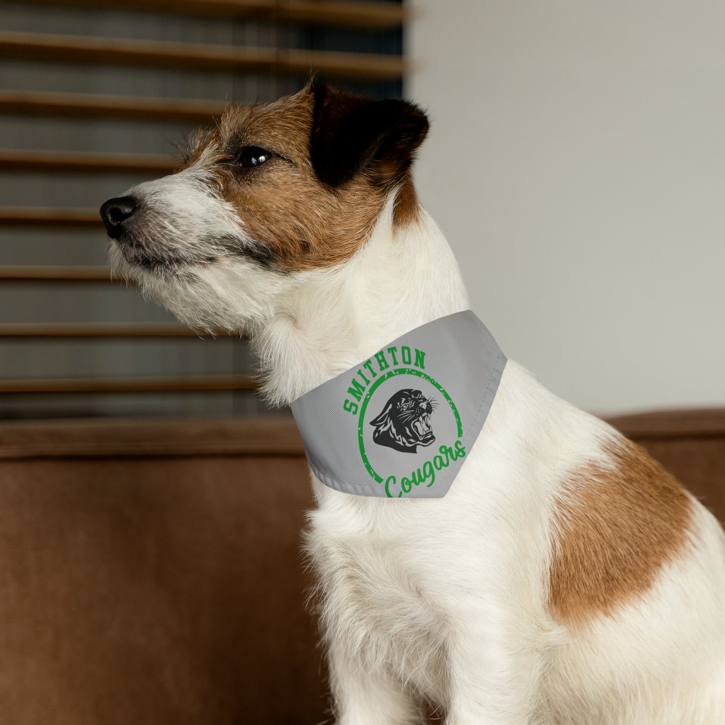 Smithton Cougars Pattern Pet Bandana Collar