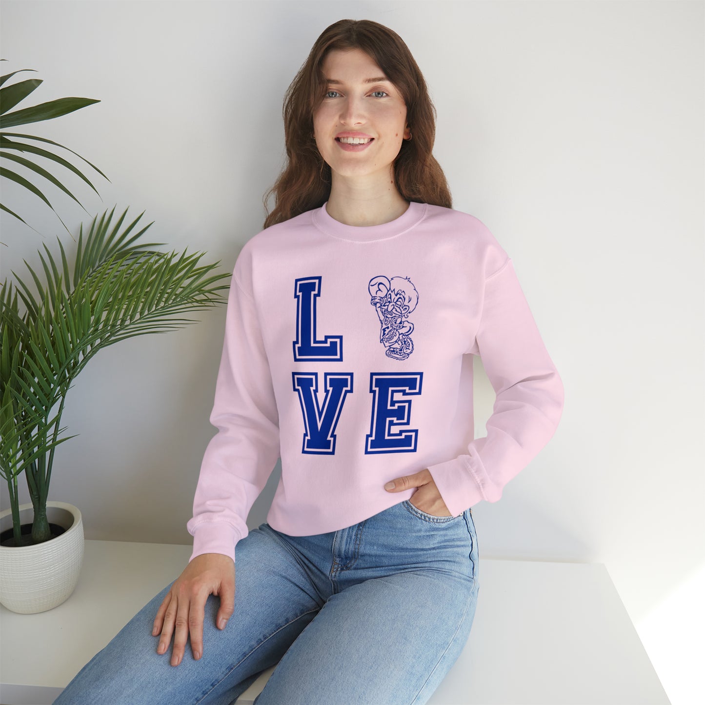"Love Freeburg Midgets" Unisex Heavy Blend™ Crewneck Sweatshirt