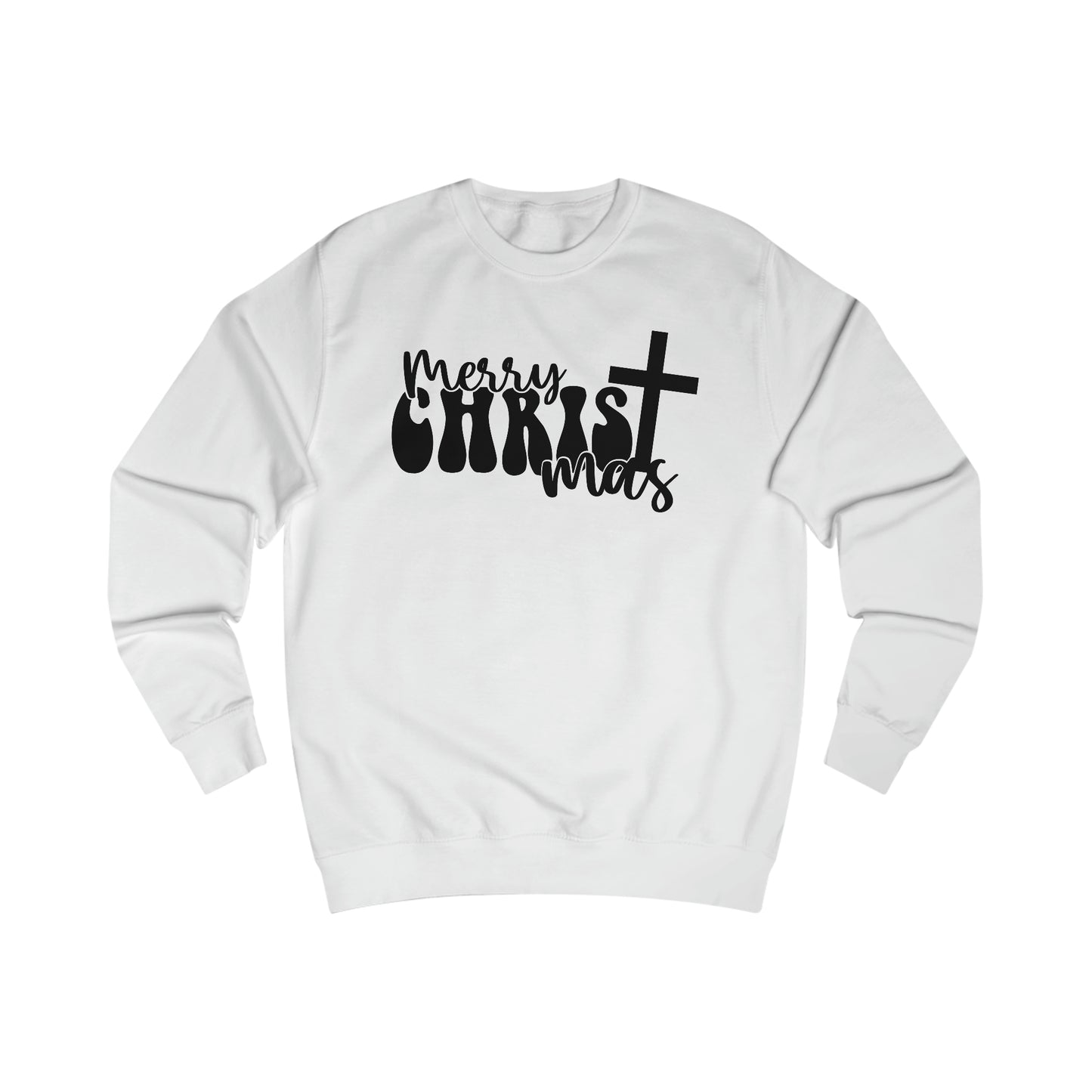 Merry Christ Mas Unisex Heavy Blend™ Crewneck Sweatshirt - Red Print