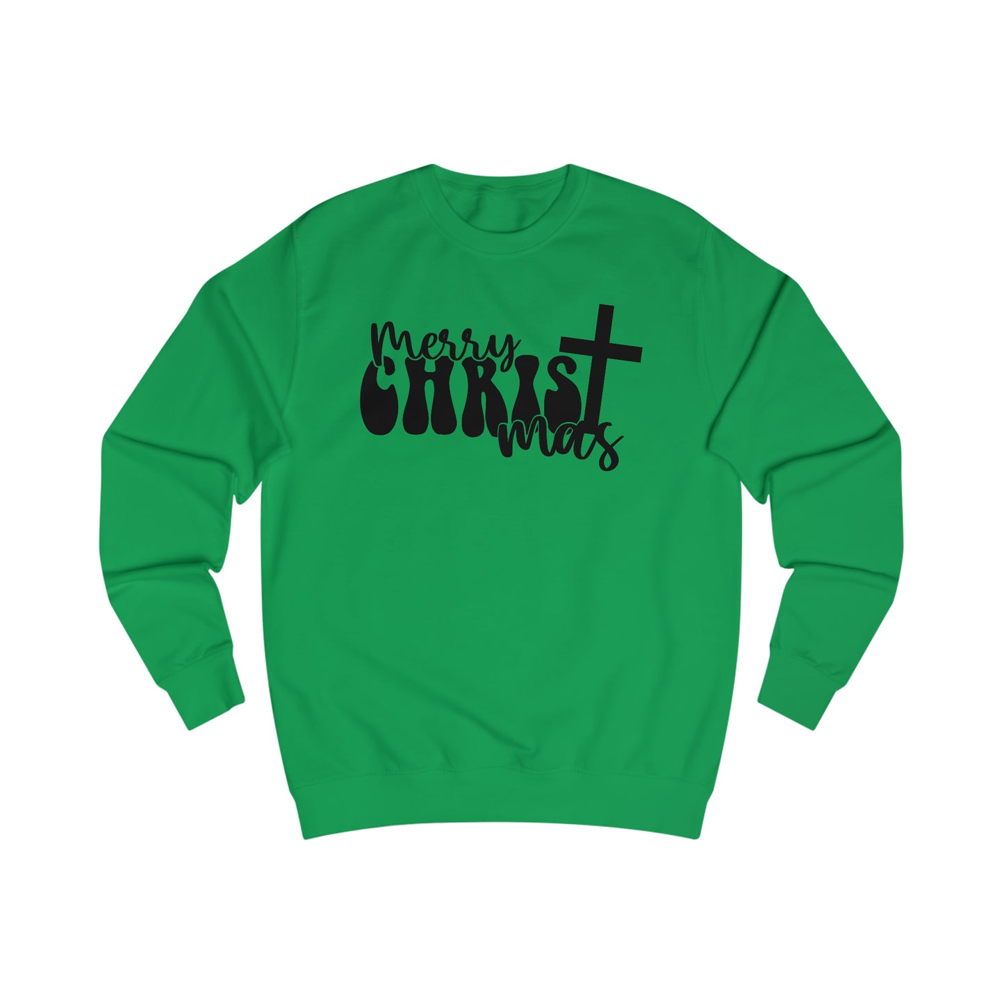 Merry Christ Mas Unisex Heavy Blend™ Crewneck Sweatshirt - Red Print