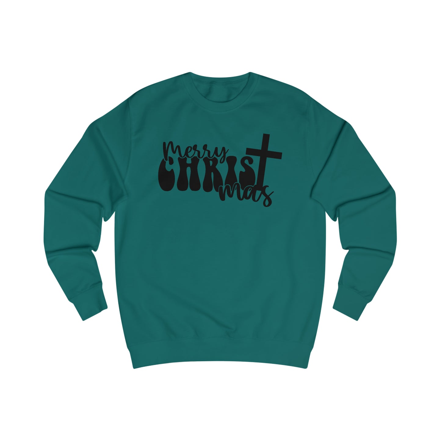 Merry Christ Mas Unisex Heavy Blend™ Crewneck Sweatshirt - Red Print