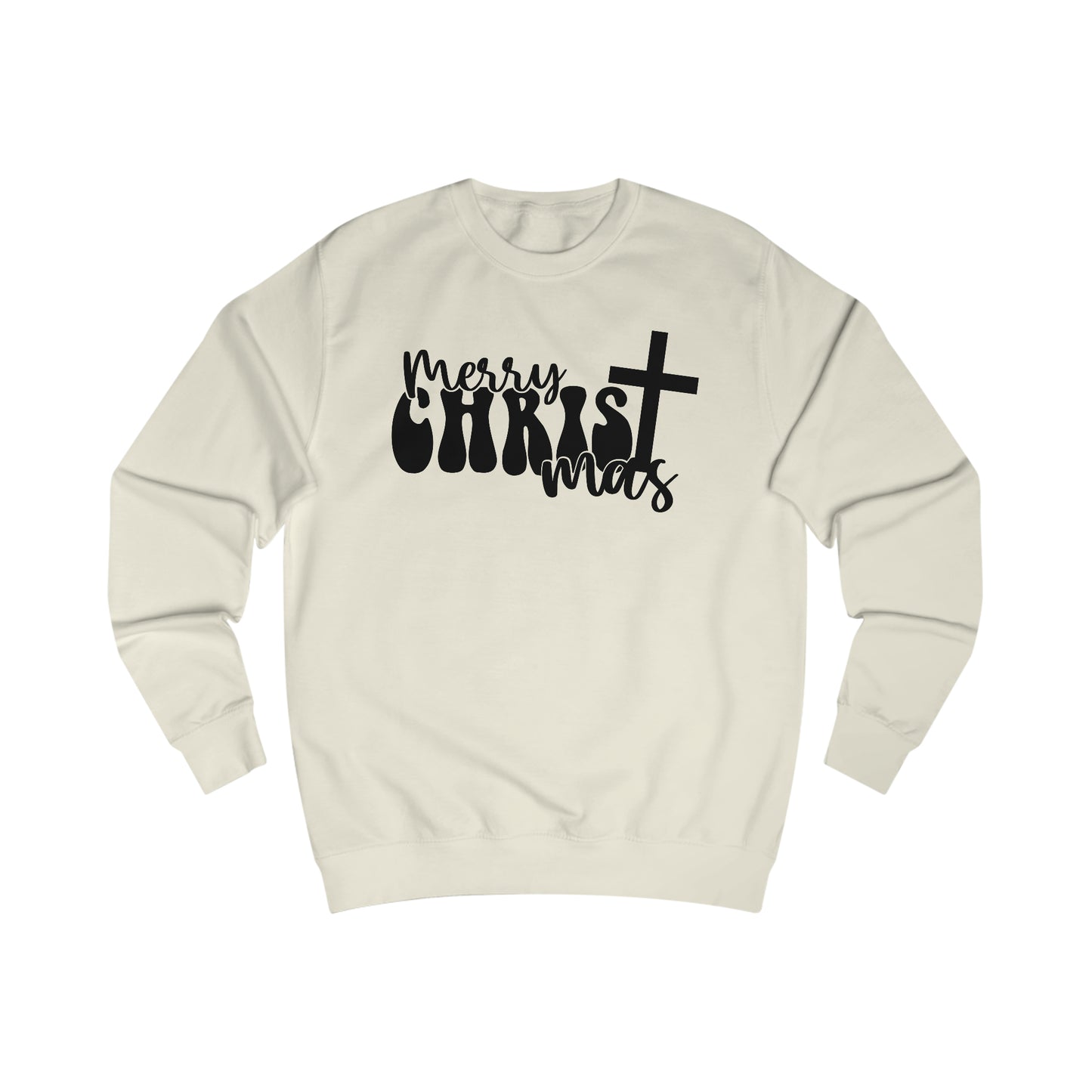 Merry Christ Mas Unisex Heavy Blend™ Crewneck Sweatshirt - Red Print