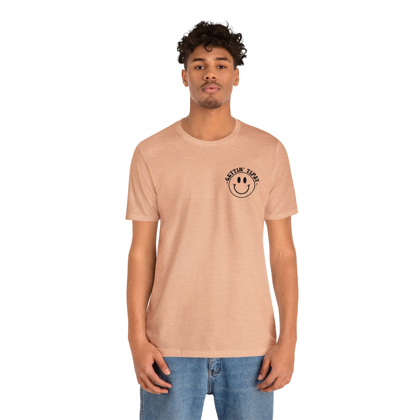 "Errbody in the Lake Gettin' Tipsy" (Front and Back Design) Unisex Jersey Short Sleeve Tee