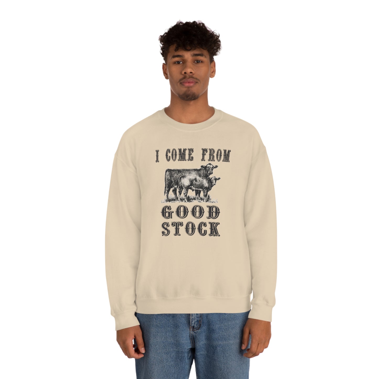 "I come from Good Stock" - Unisex Heavy Blend™ Crewneck Sweatshirt