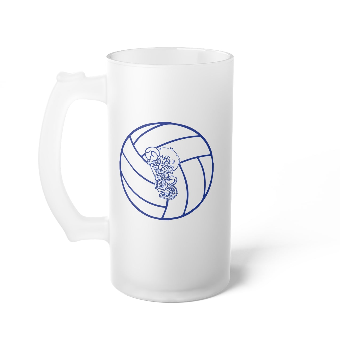FCHS Freeburg Midgets Volleyball Frosted Glass Beer Mug