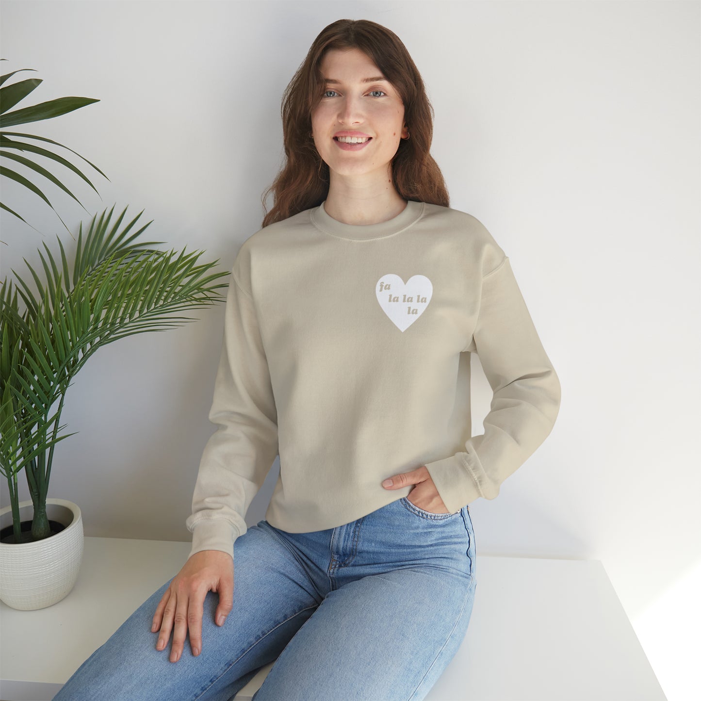 Vintage 'Tis the Season to Be Jolly Heavyweight Crewneck Sweatshirt