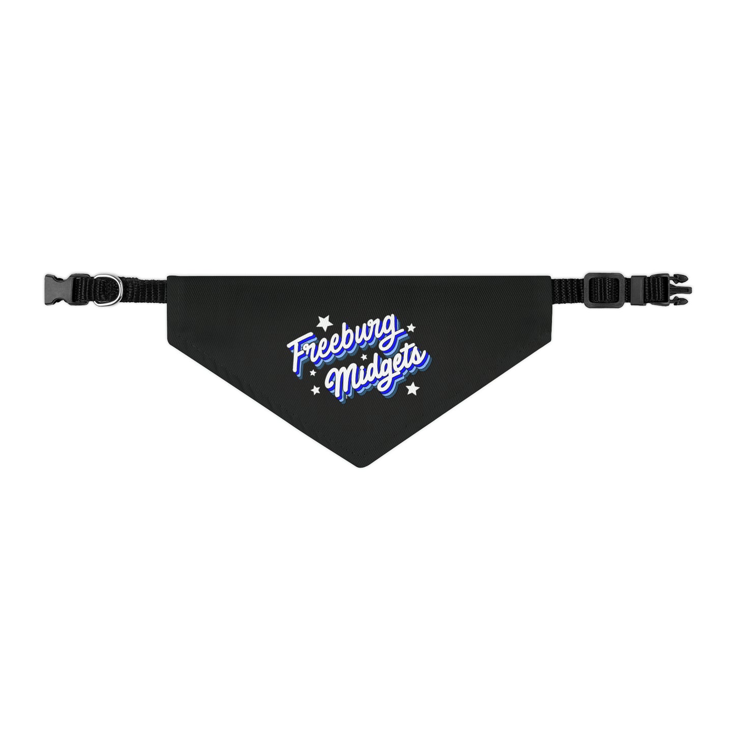 Retro Freeburg Midget Pattern Pet Bandana Collar