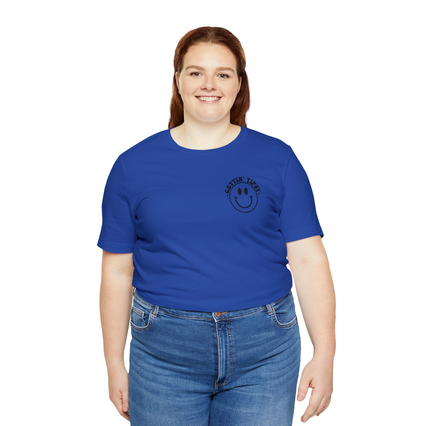 "Errbody in the Lake Gettin' Tipsy" (Front and Back Design) Unisex Jersey Short Sleeve Tee