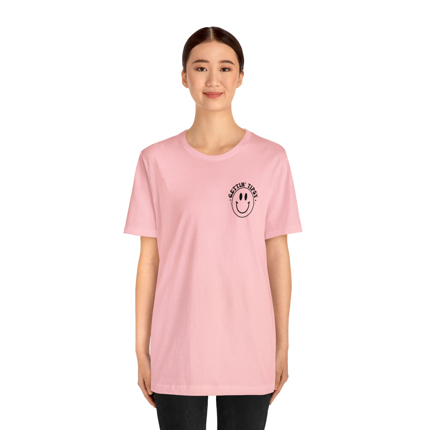 "Errbody in the Lake Gettin' Tipsy" (Front and Back Design) Unisex Jersey Short Sleeve Tee