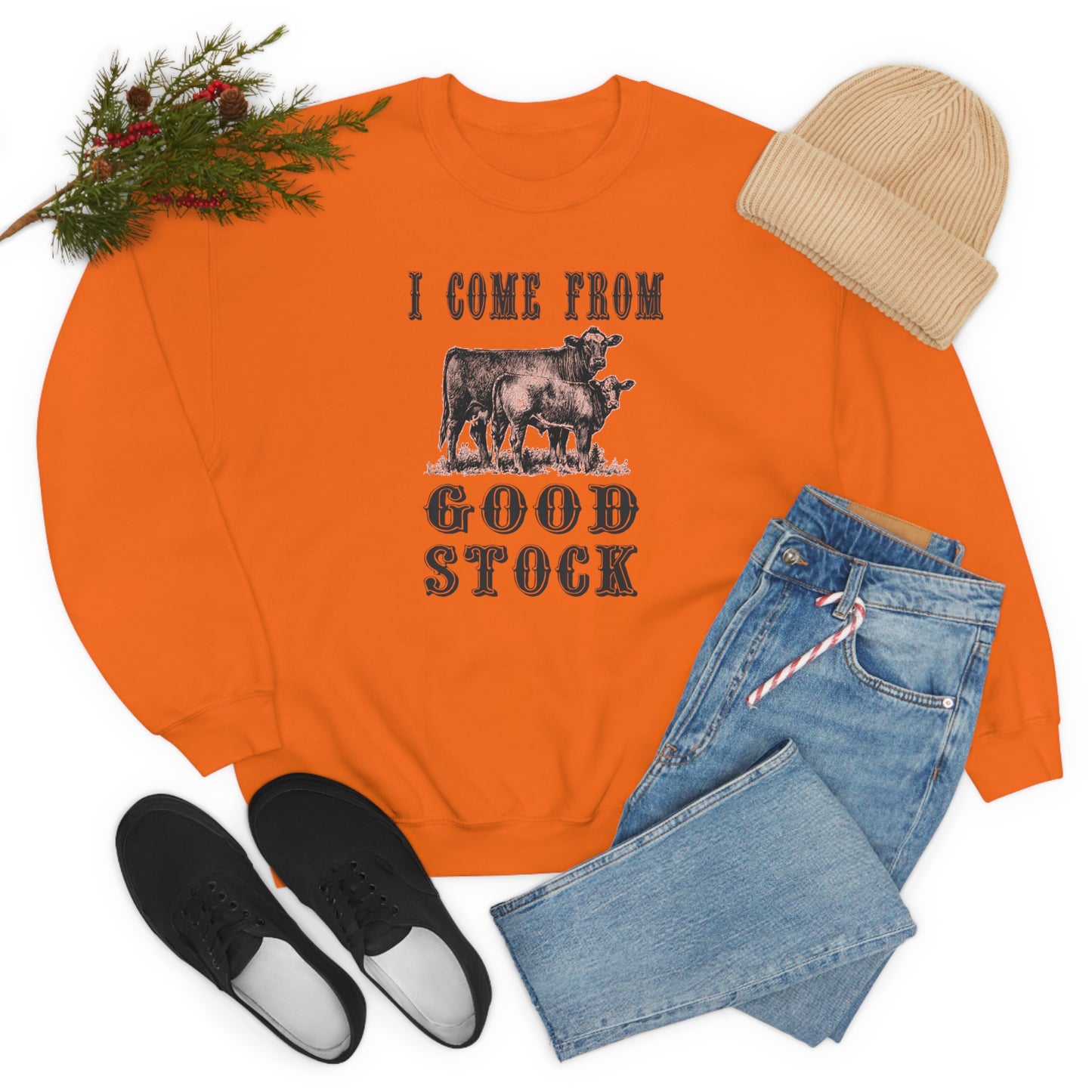 "I come from Good Stock" - Unisex Heavy Blend™ Crewneck Sweatshirt