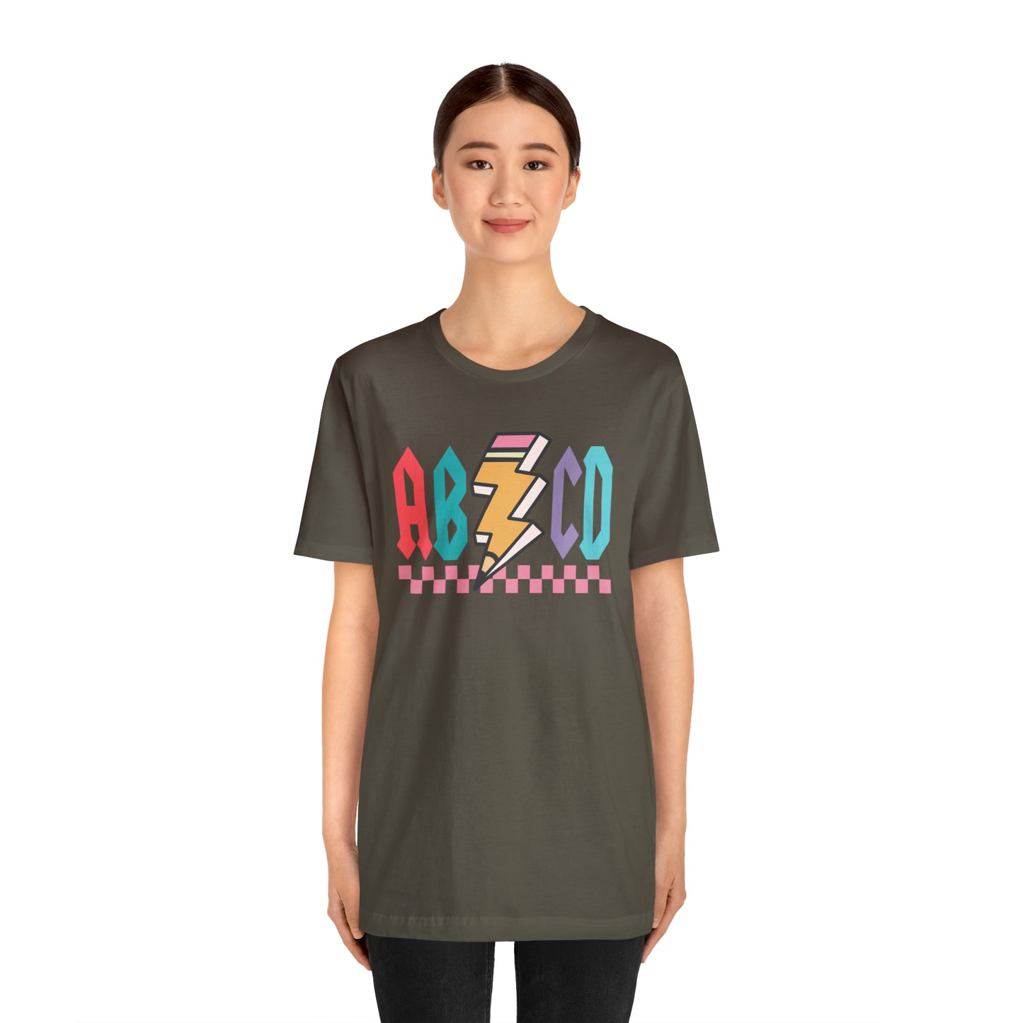 Vintage ABCD Teacher T-Shirt