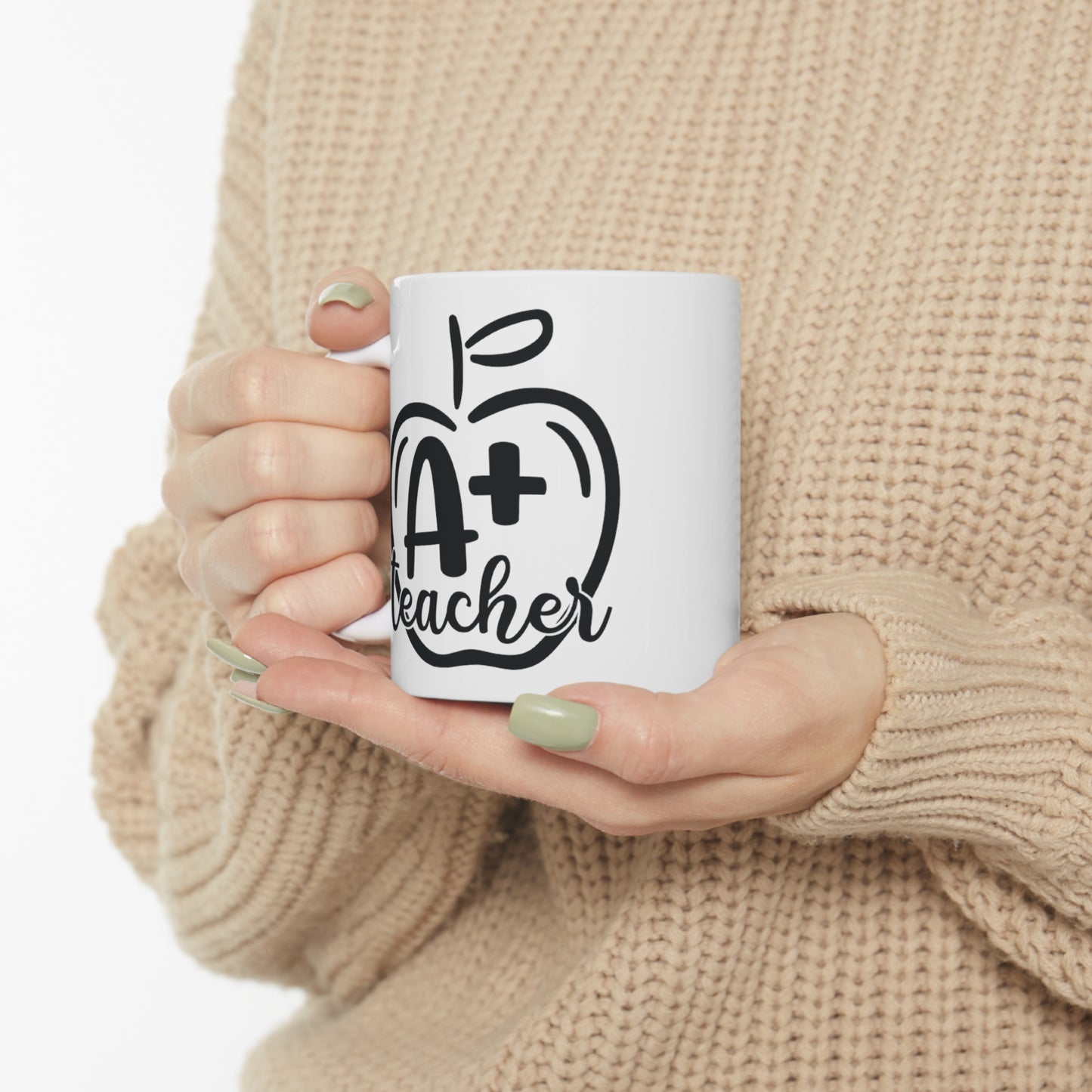 A+ Teacher Ceramic Mug 11oz