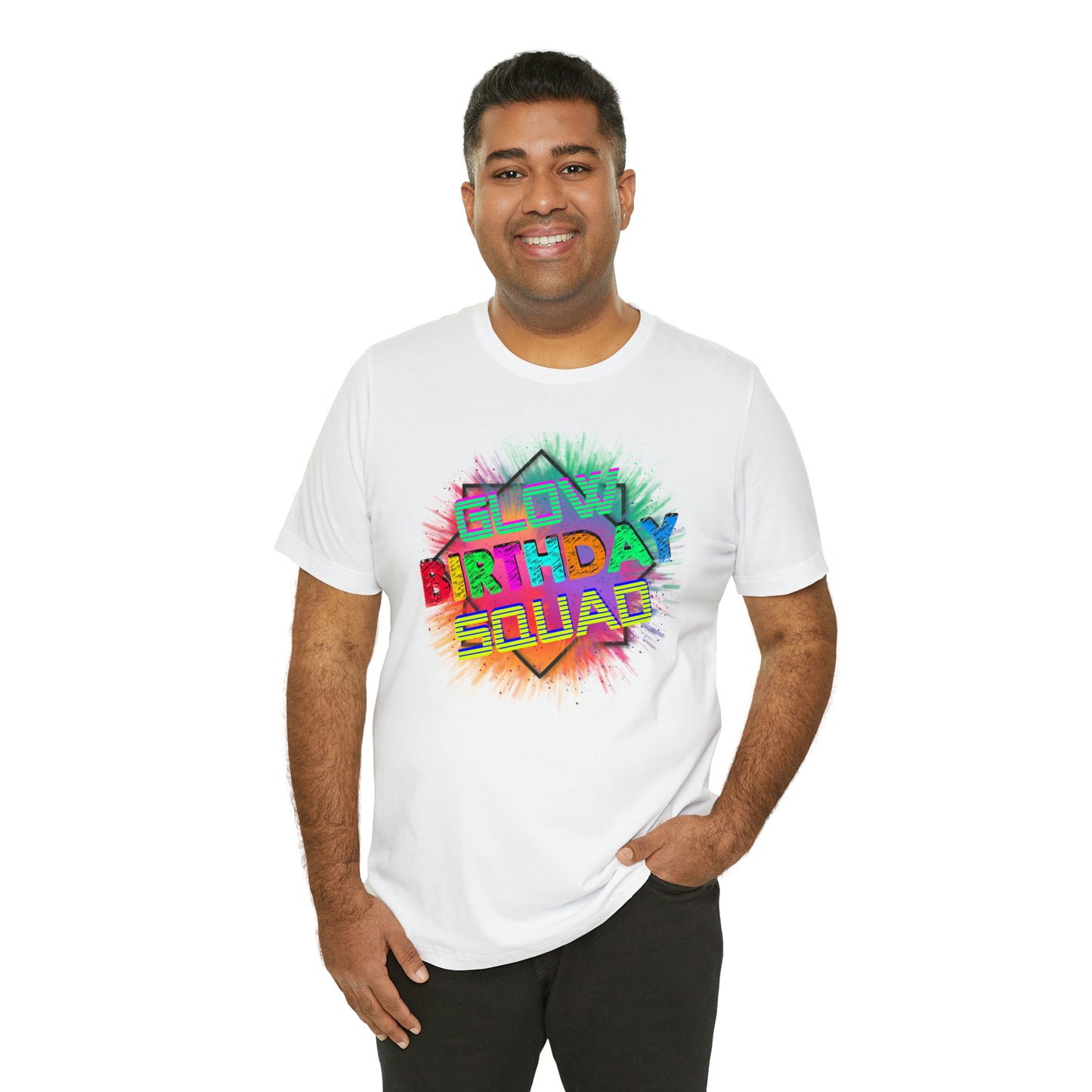 Glow Birthday Squad T-Shirt