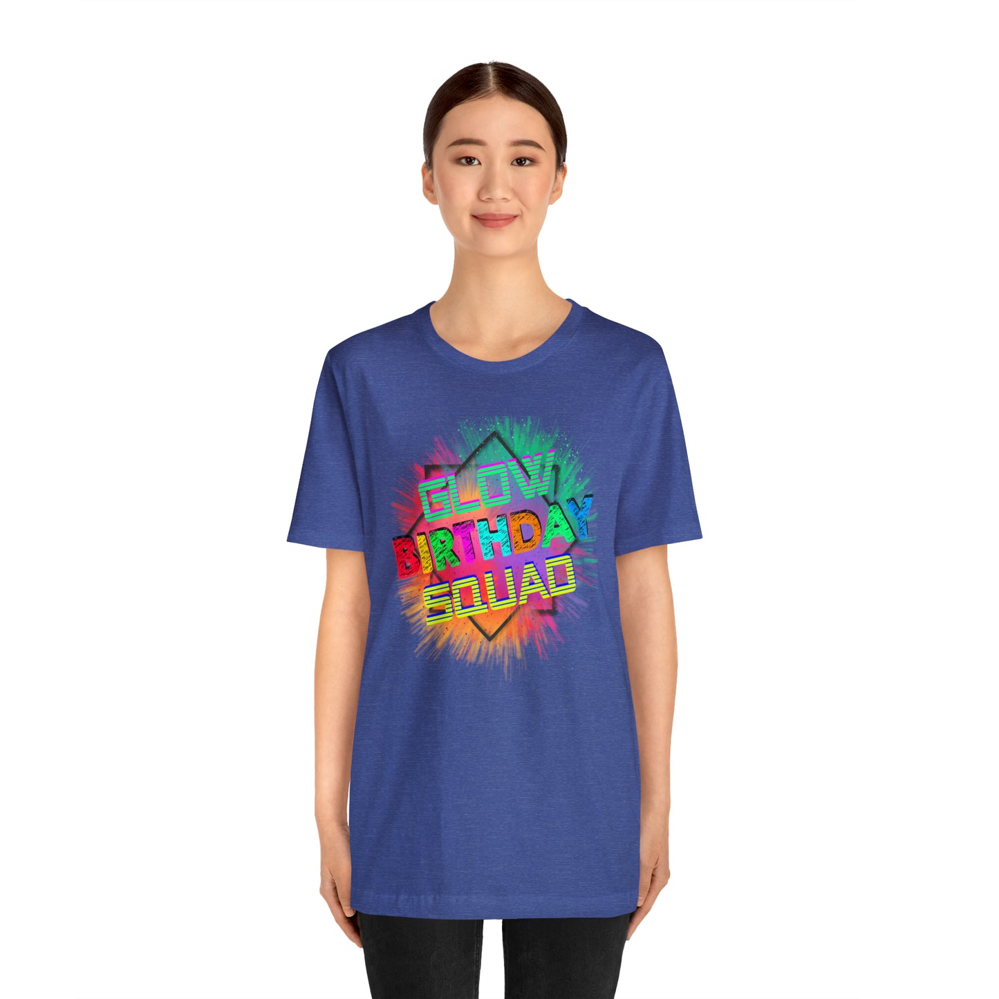 Glow Birthday Squad T-Shirt
