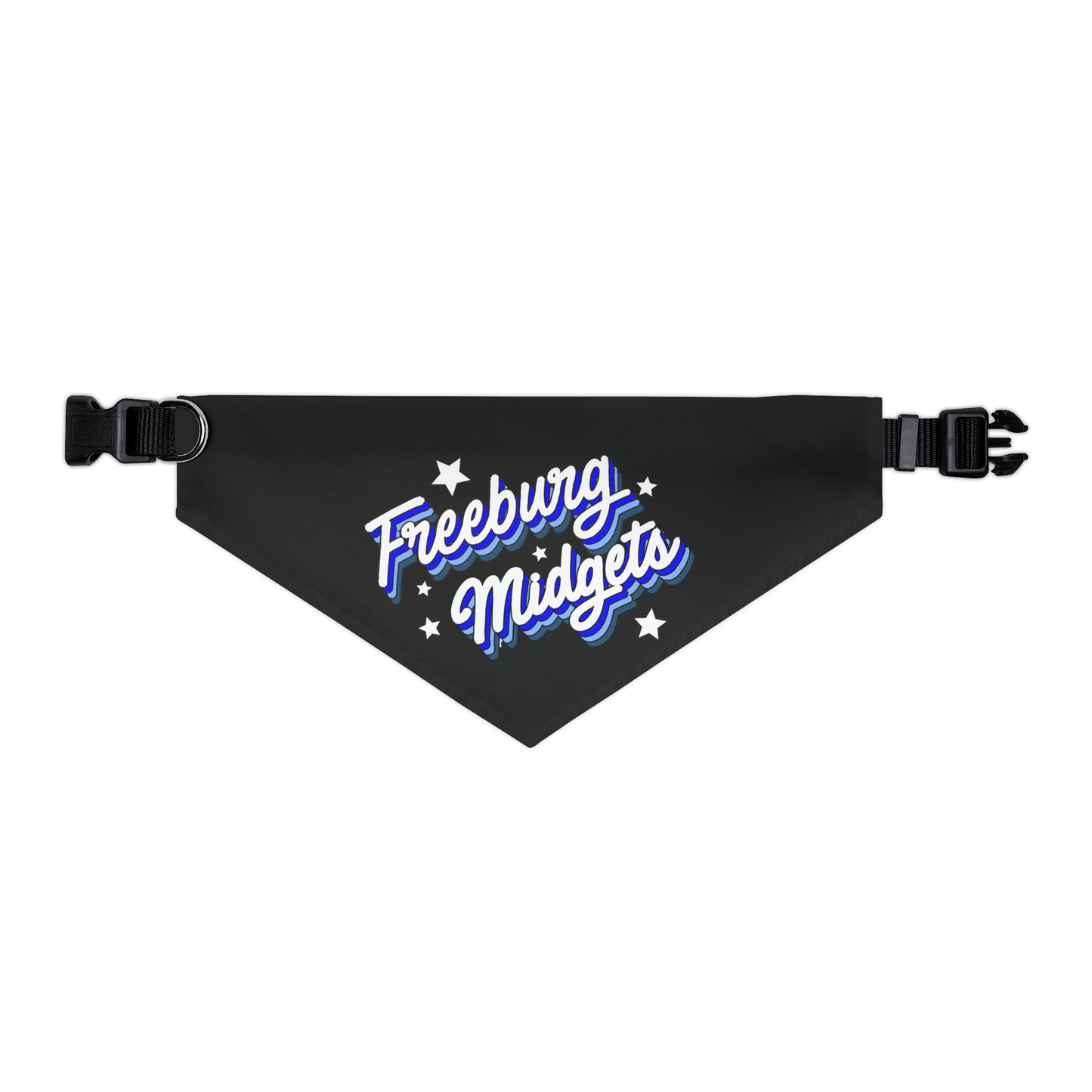 Retro Freeburg Midget Pattern Pet Bandana Collar