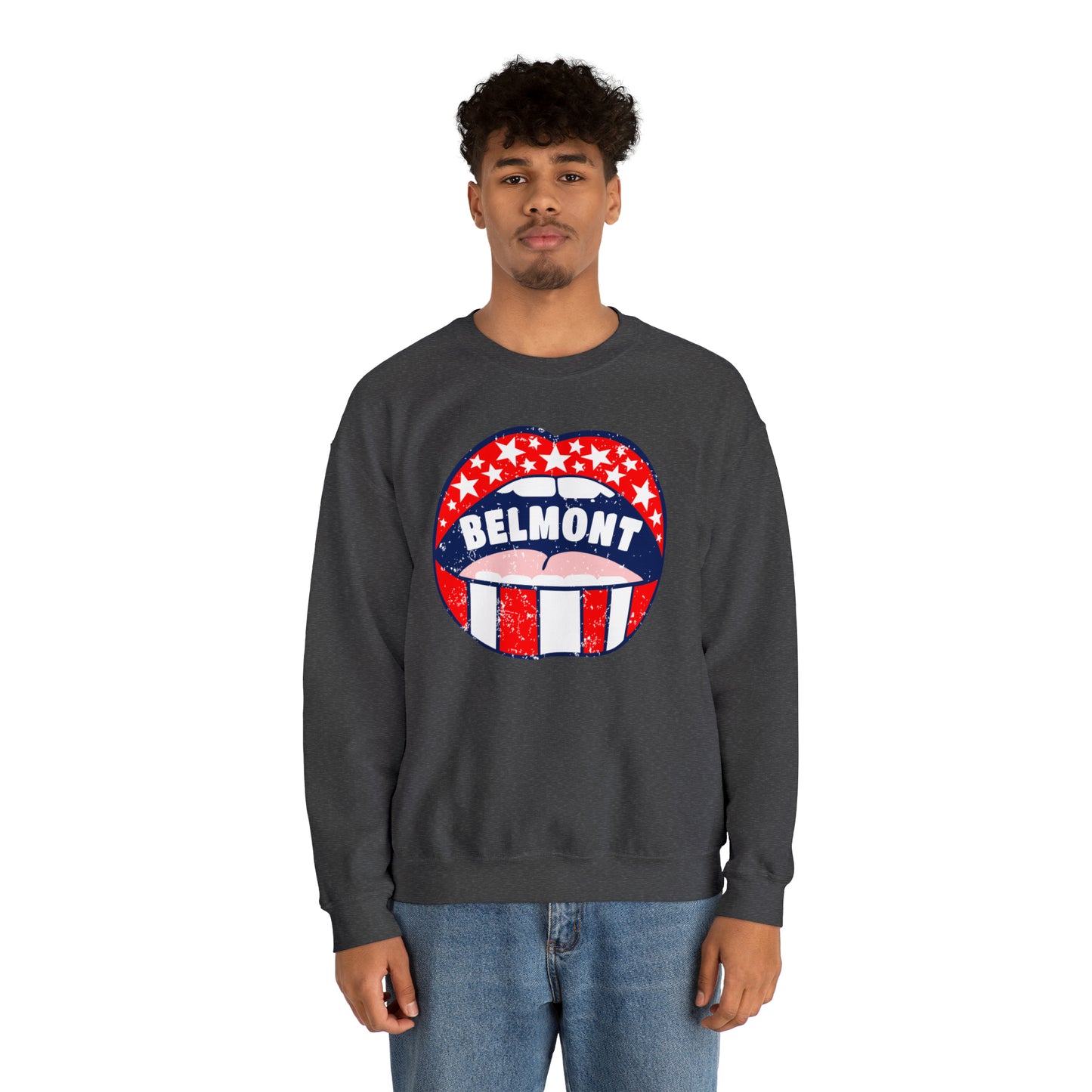 Belmont University Lips Crewneck Sweatshirt
