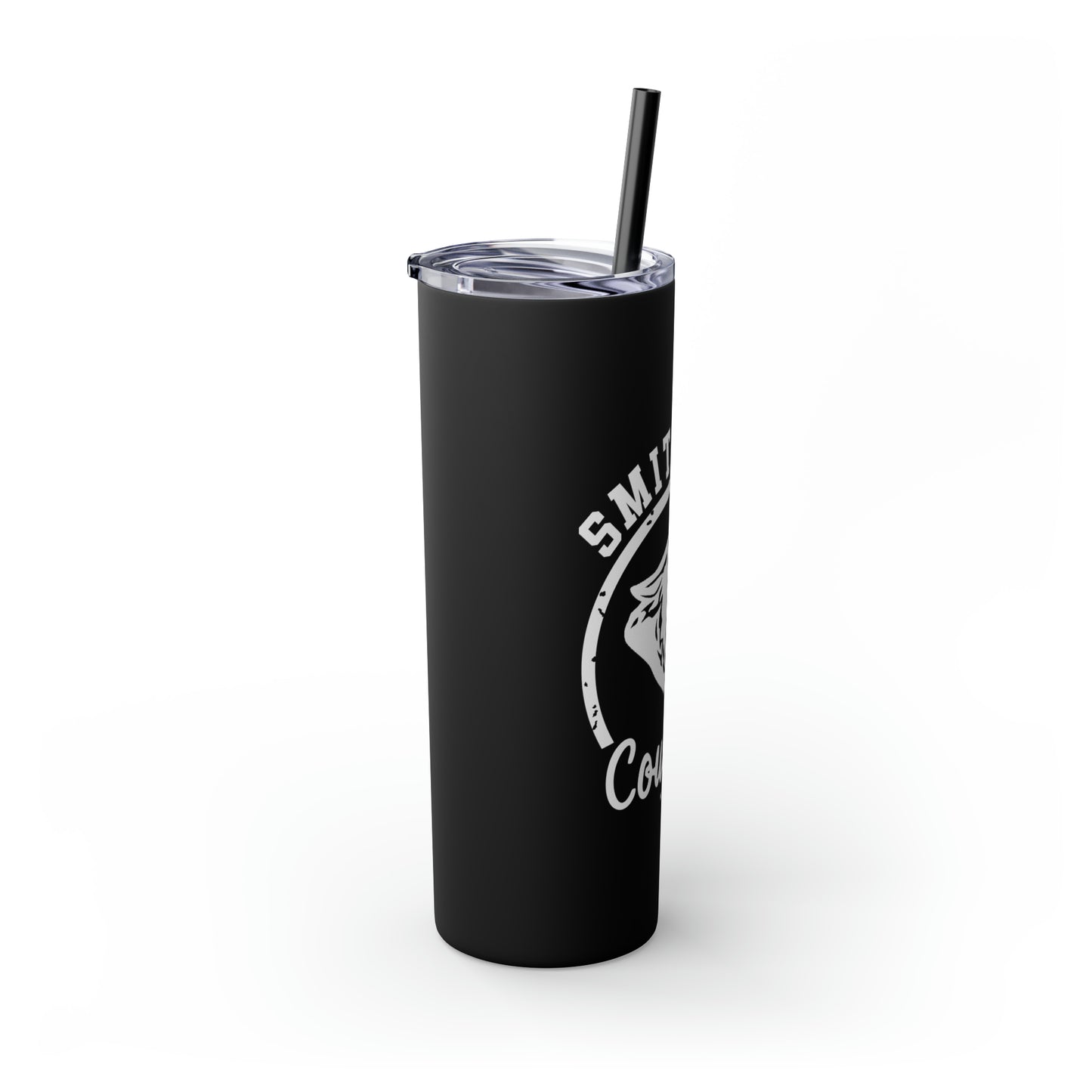 Smithton Cougars Skinny Tumbler with Straw, 20oz