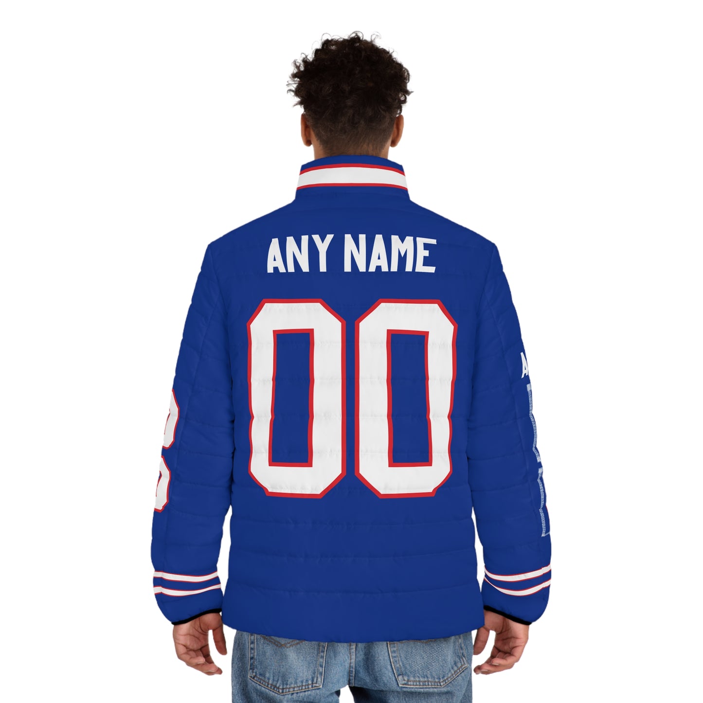 Buffalo Any Name & Number Game Day Men's Puffer Coat/ Jacket