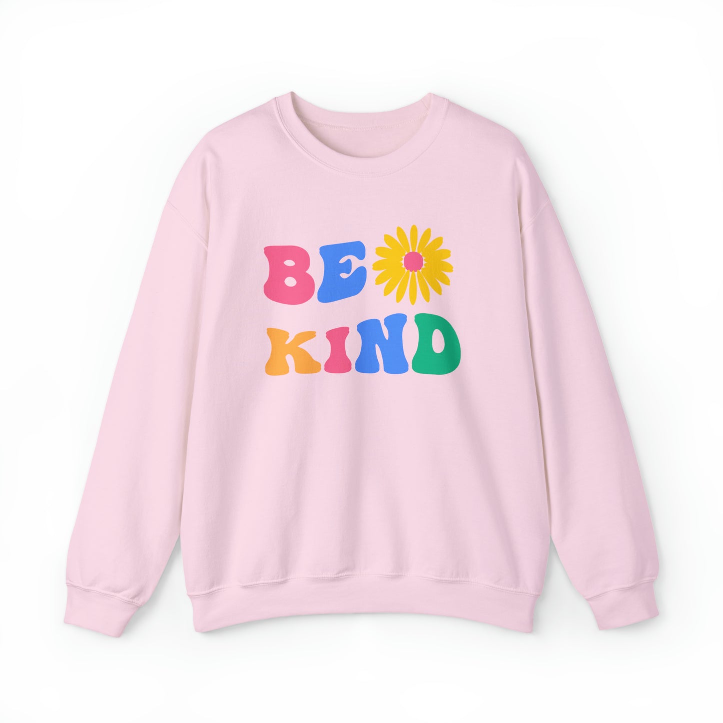 Be Kind Retro Warm Colored Unisex Heavy Blend™ Crewneck Sweatshirt