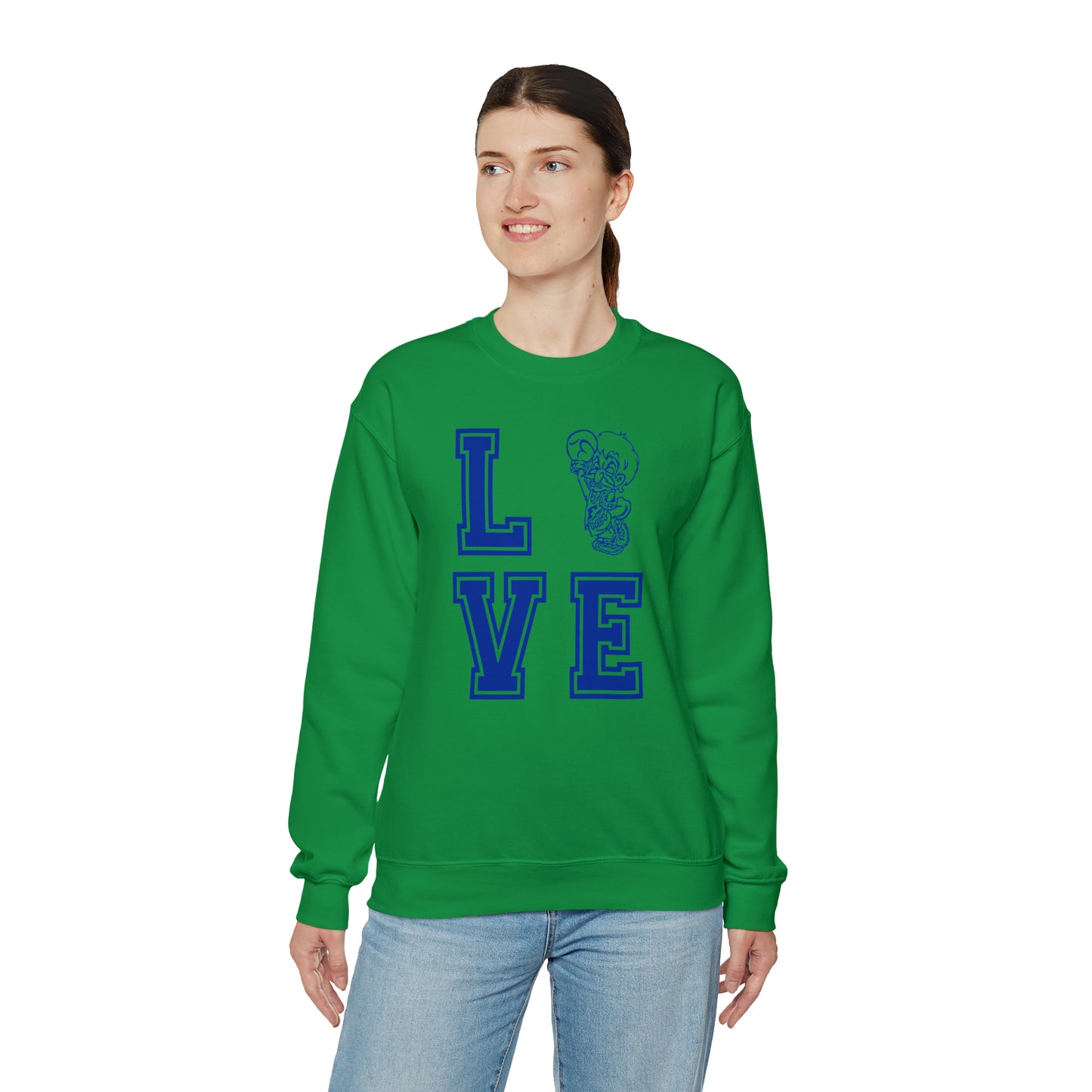 "Love Freeburg Midgets" Unisex Heavy Blend™ Crewneck Sweatshirt