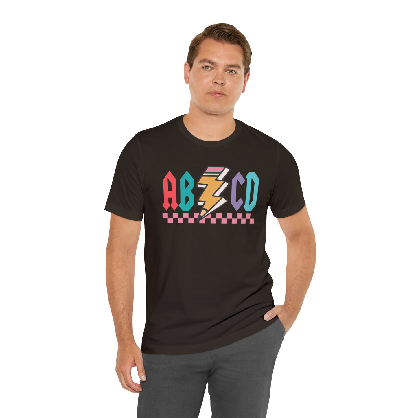 Vintage ABCD Teacher T-Shirt