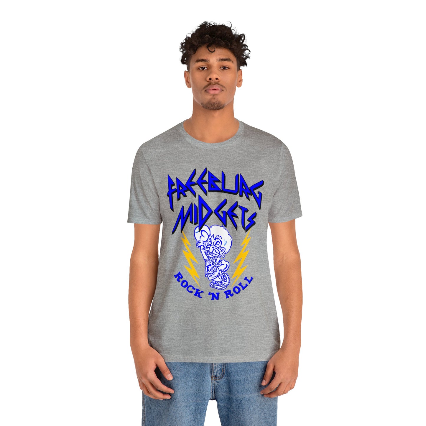Freeburg Midgets Rock and Roll Bella Jersey Short Sleeve Tee (Unisex)
