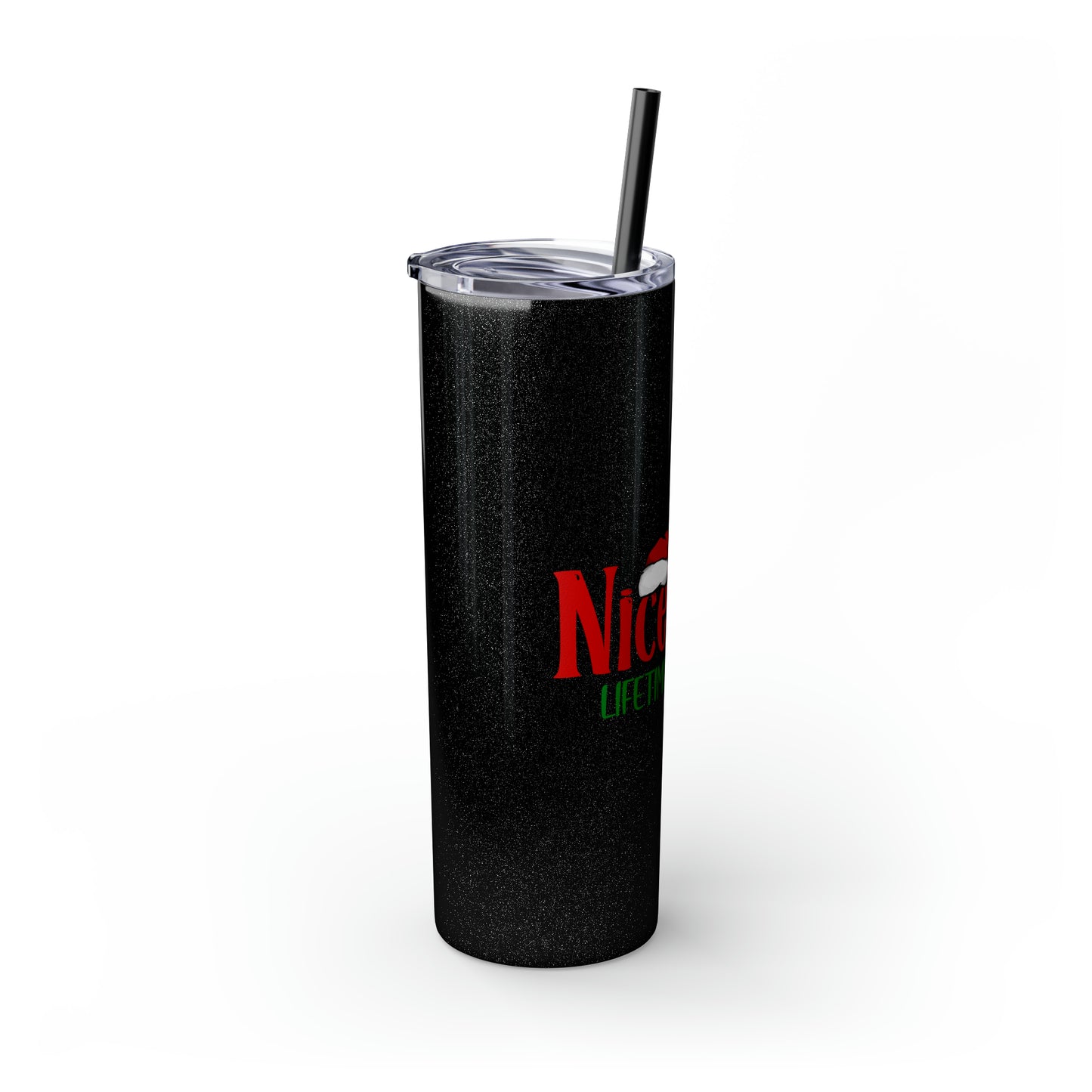 Nice List LIfetime Member Christmas Holiday Skinny Tumbler , 20oz