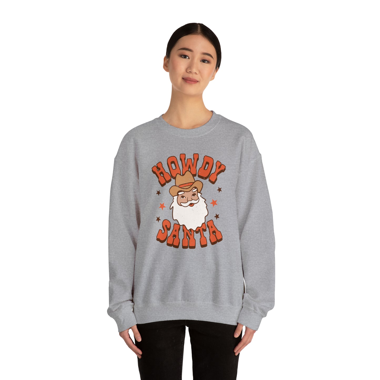 Howdy Santa Heavyweight Crewneck Sweatshirt