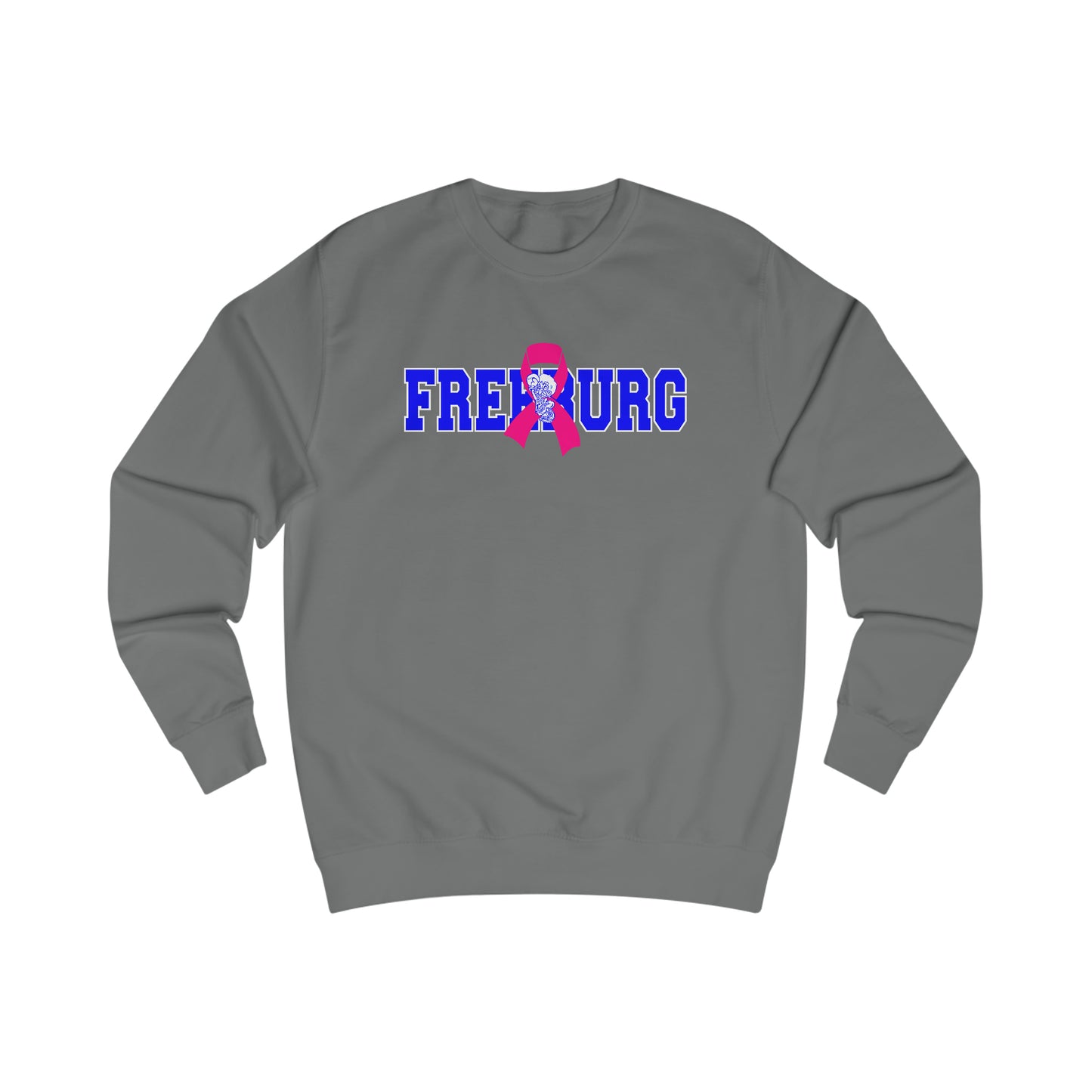 Freeburg Midgets Pink Ribbon Unisex Heavy Blend Crewneck Sweatshirt