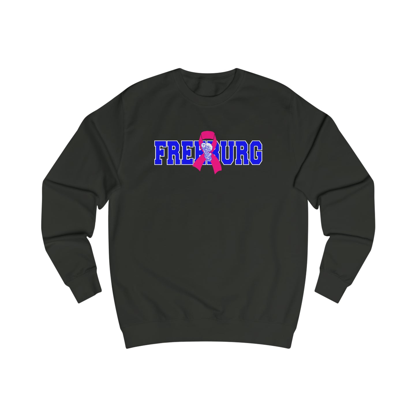 Freeburg Midgets Pink Ribbon Unisex Heavy Blend Crewneck Sweatshirt