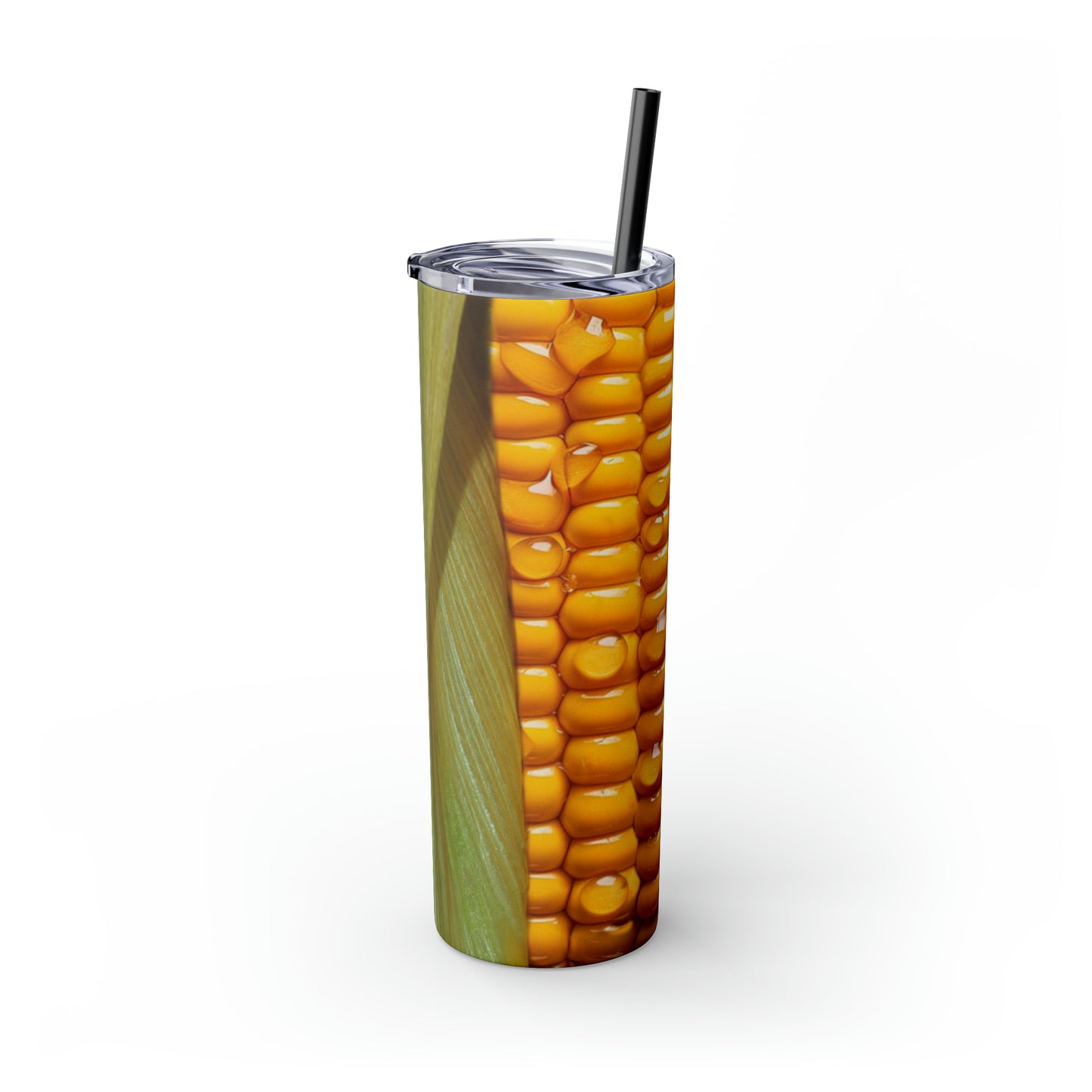Ear of Corn/ Corn on the Cob Country Farming Skinny Tumbler with Straw, 20oz