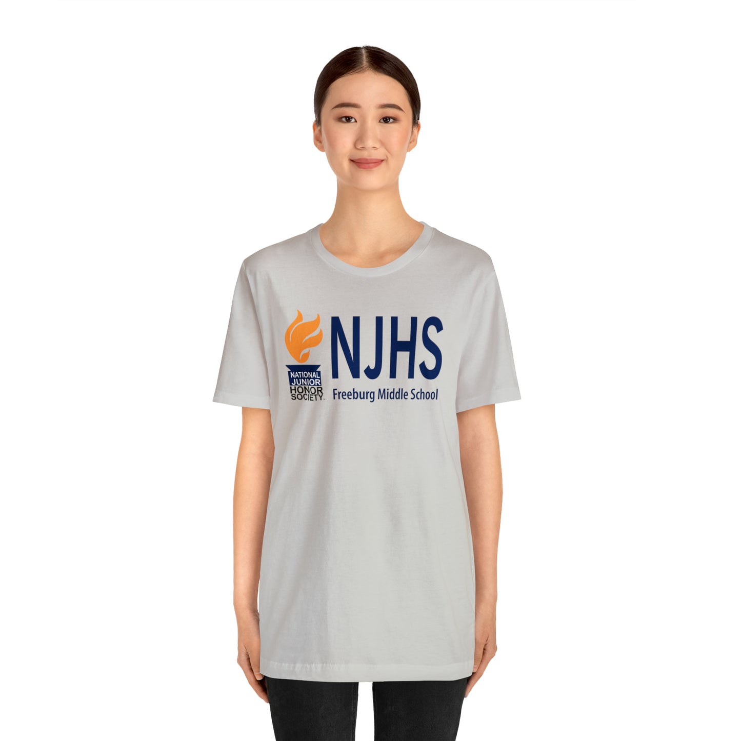 Freeburg Middle School Golden Torch NJHS Bella Jersey Short Sleeve Tee (Unisex)